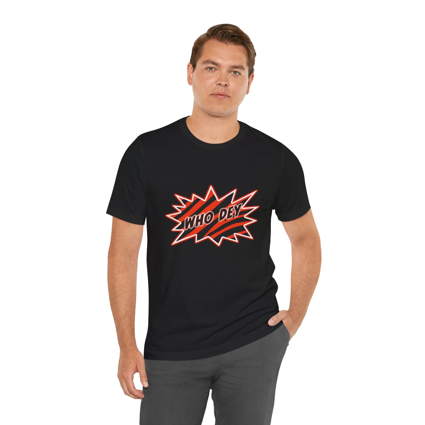 Who Dey! Unisex Jersey Short Sleeve Tee