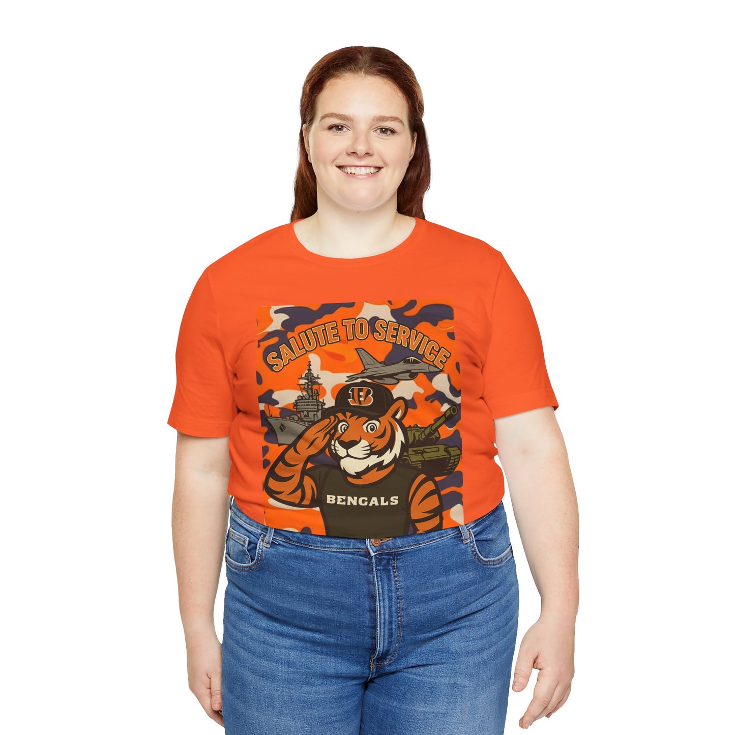 Salute to Service Tigers Unisex Jersey Tee - Camo Design