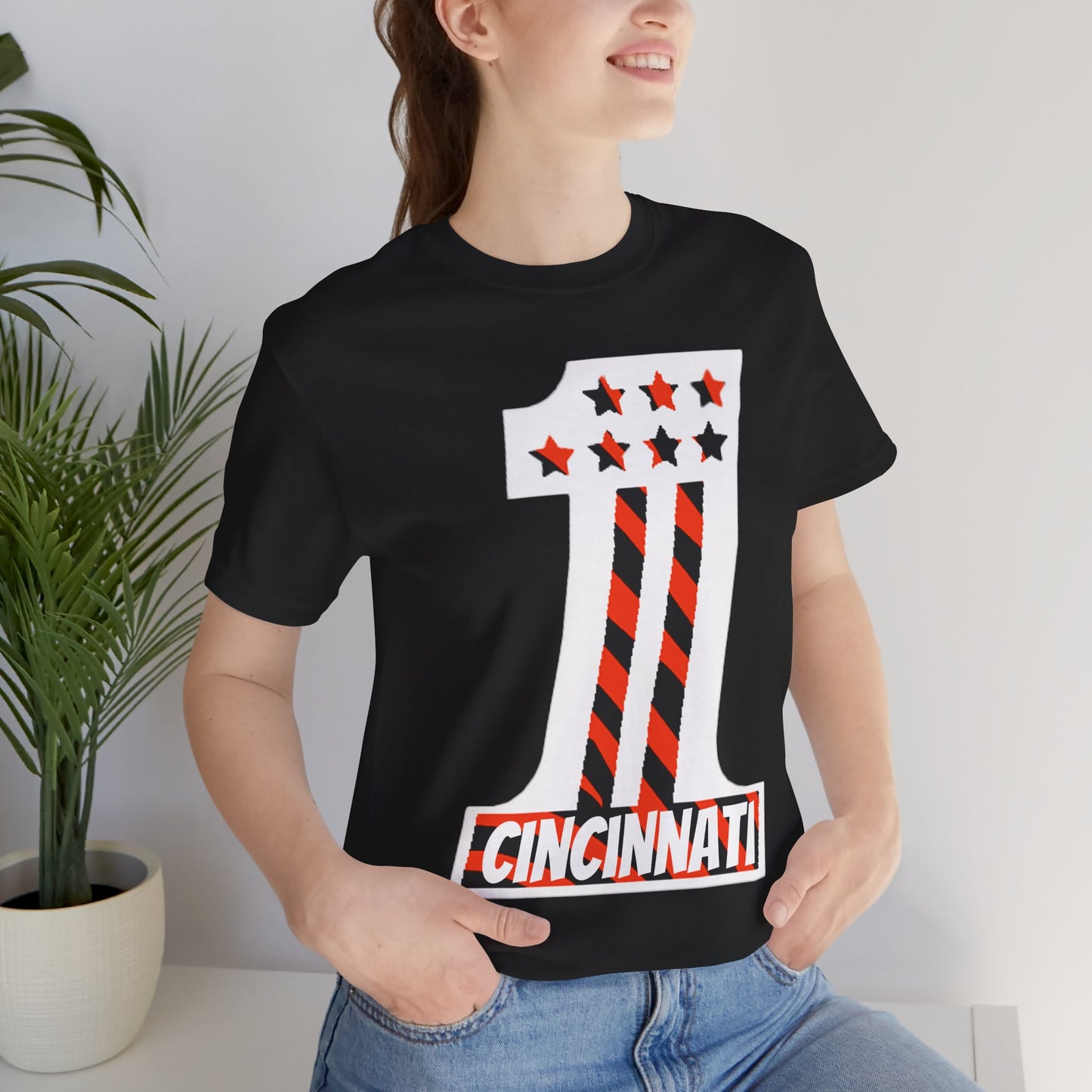 Cincinnati #1 Unisex Jersey Short Sleeve Tee