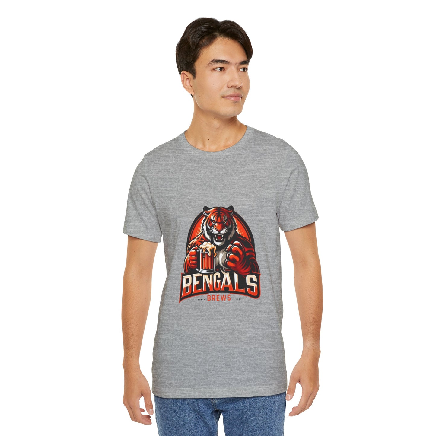 Bengals and Brews Tee Unisex Jersey Short Sleeve Tee