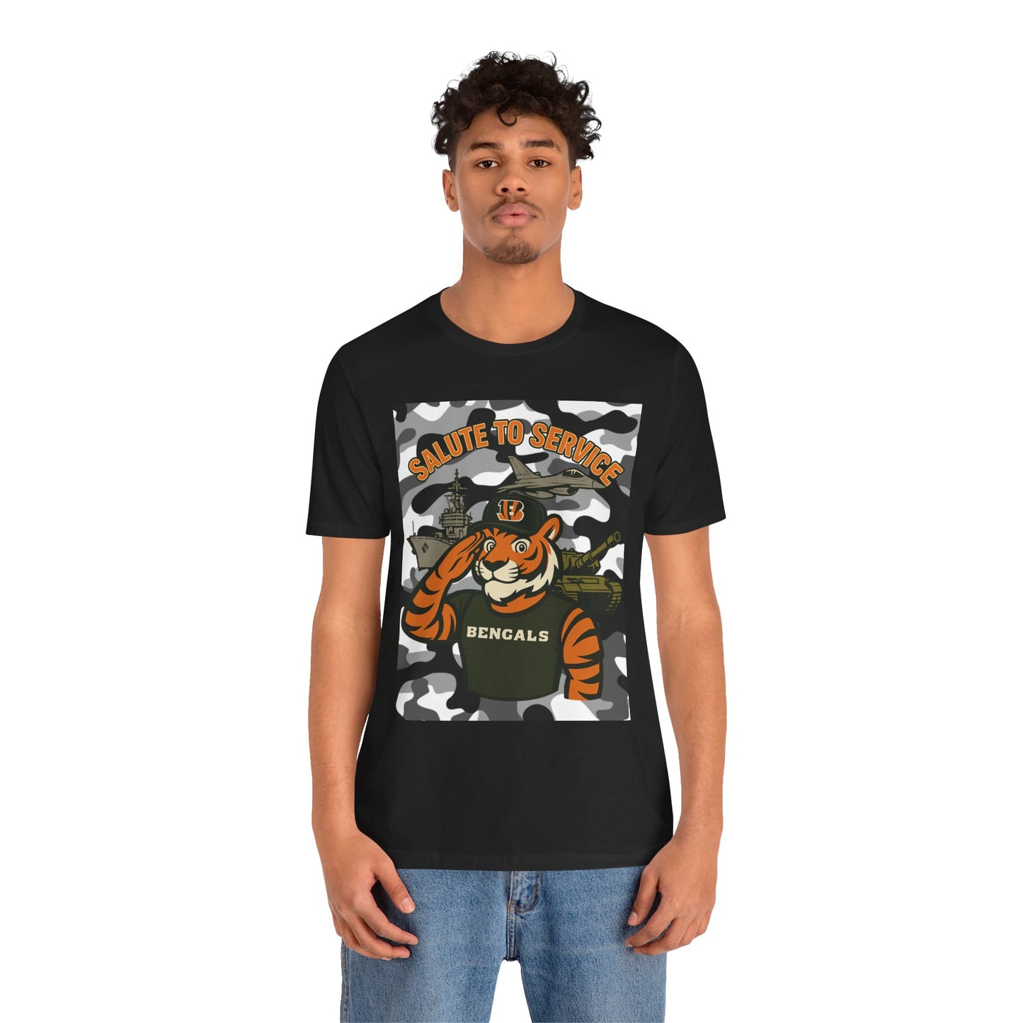 Salute to Service Tigers Unisex Jersey Tee - Camo Design