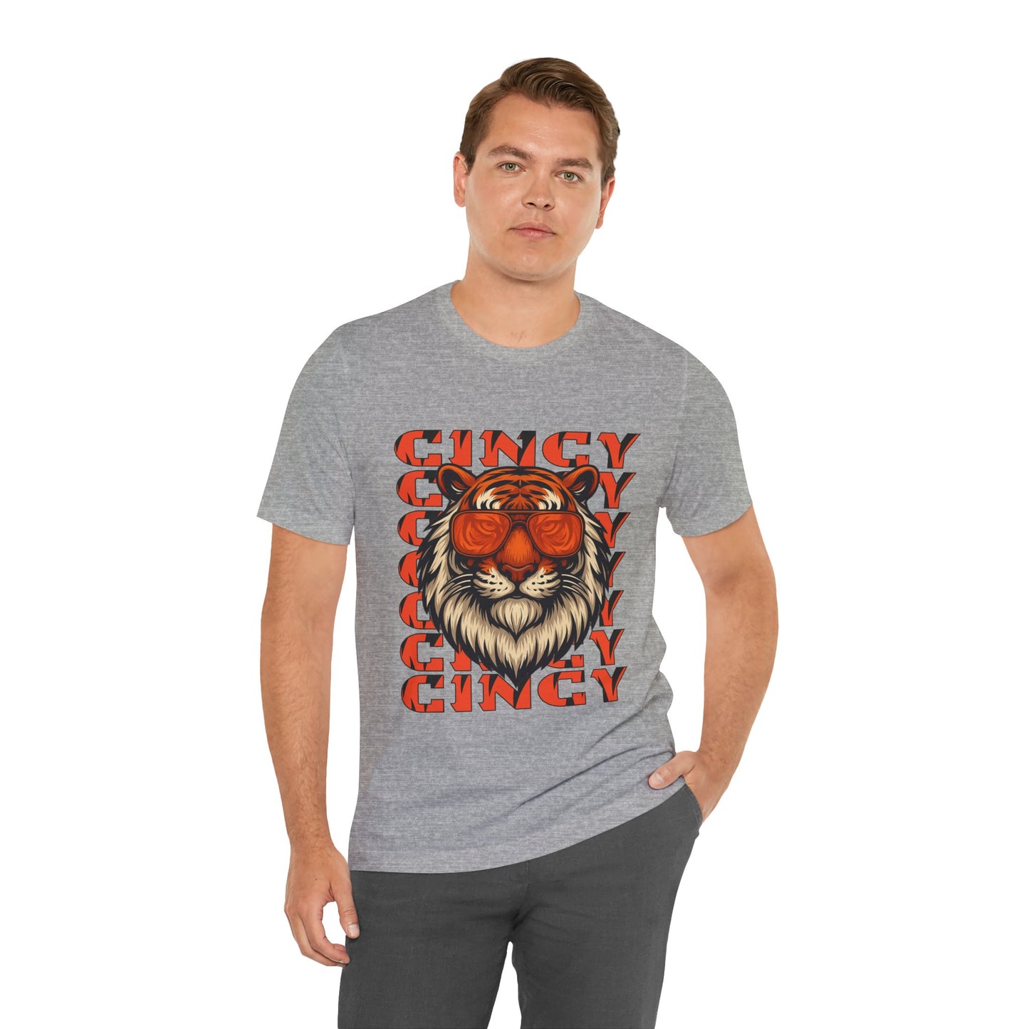 Cincy Tiger Unisex Jersey Short Sleeve Tee