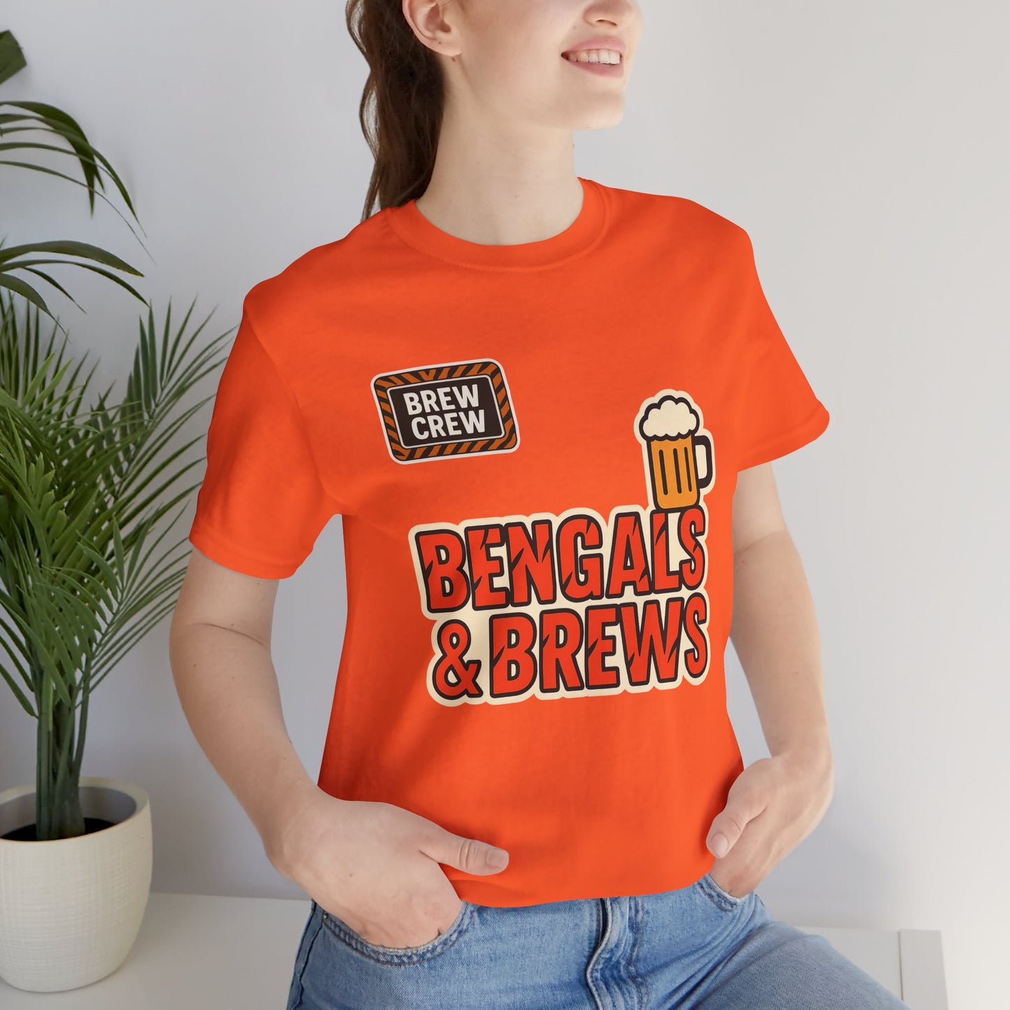 Unisex Tee for Bengals and Brews Brew Crew Fans