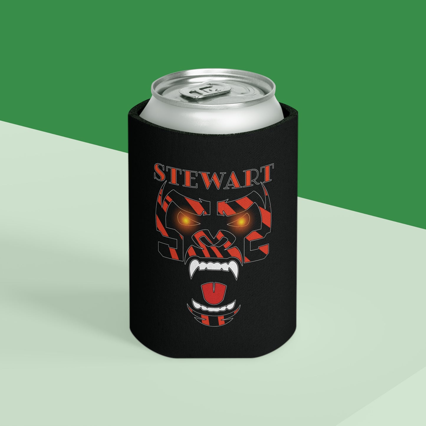 Stewart 97 Can Cooler with Fierce Jungle Gorilla Design
