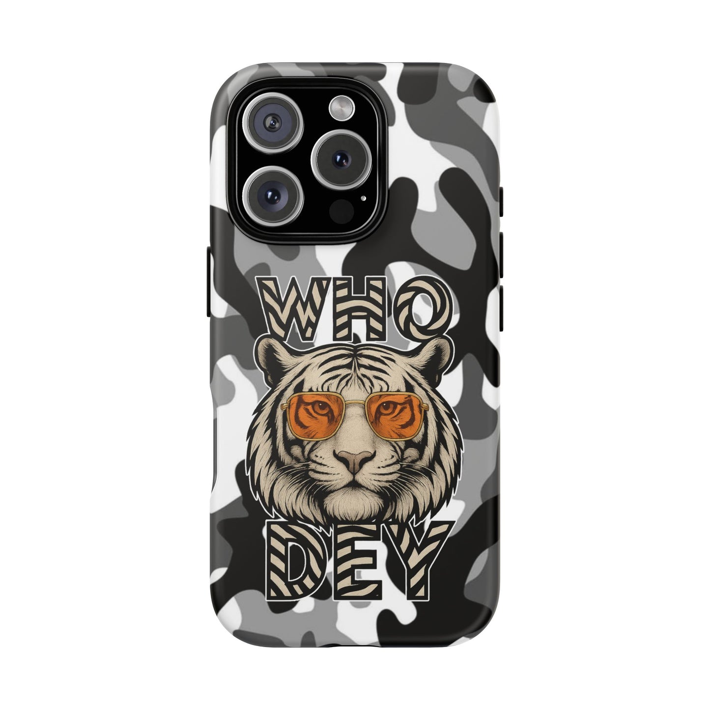 WhiteOut Tiger Phone Case for iPhone