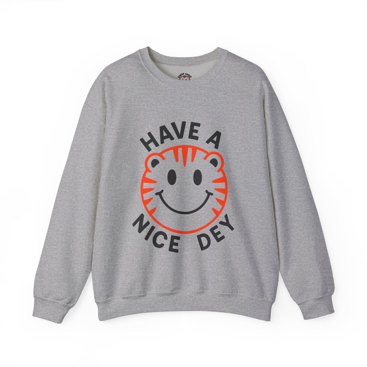Crewneck Have a Nice Dey Sweatshirt - Cincinnati Bengals Fan Gear for Summer