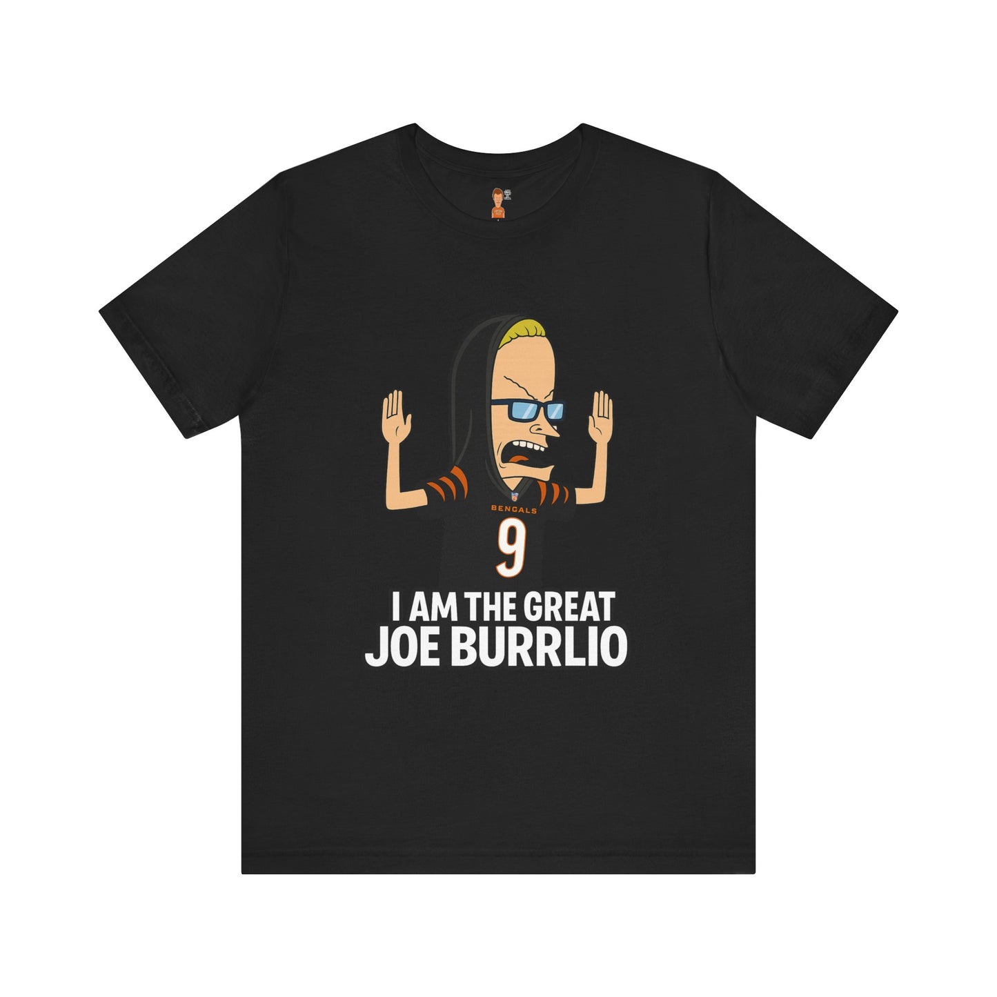 I Am The Great Joe Burrrlio Unisex Jersey Tee, Funny Graphic Tee, Sports Fan Apparel, Gift for Him, Casual Wear, Screen Print Shirt