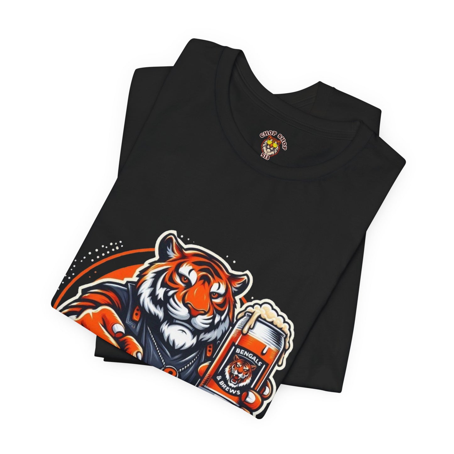 Bengals and Brews Tee Unisex Jersey Short Sleeve Tee