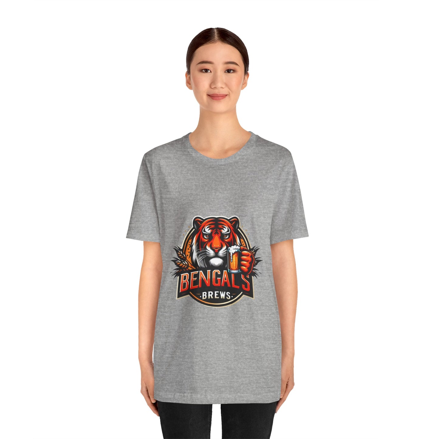 Bengals and Brews Tee Unisex Jersey Short Sleeve Tee