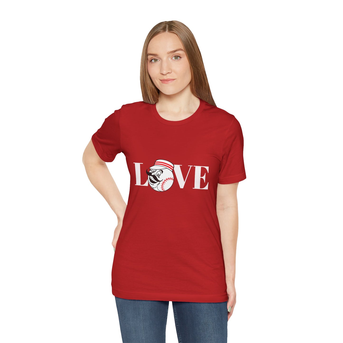 Love Baseball Unisex Jersey Tee