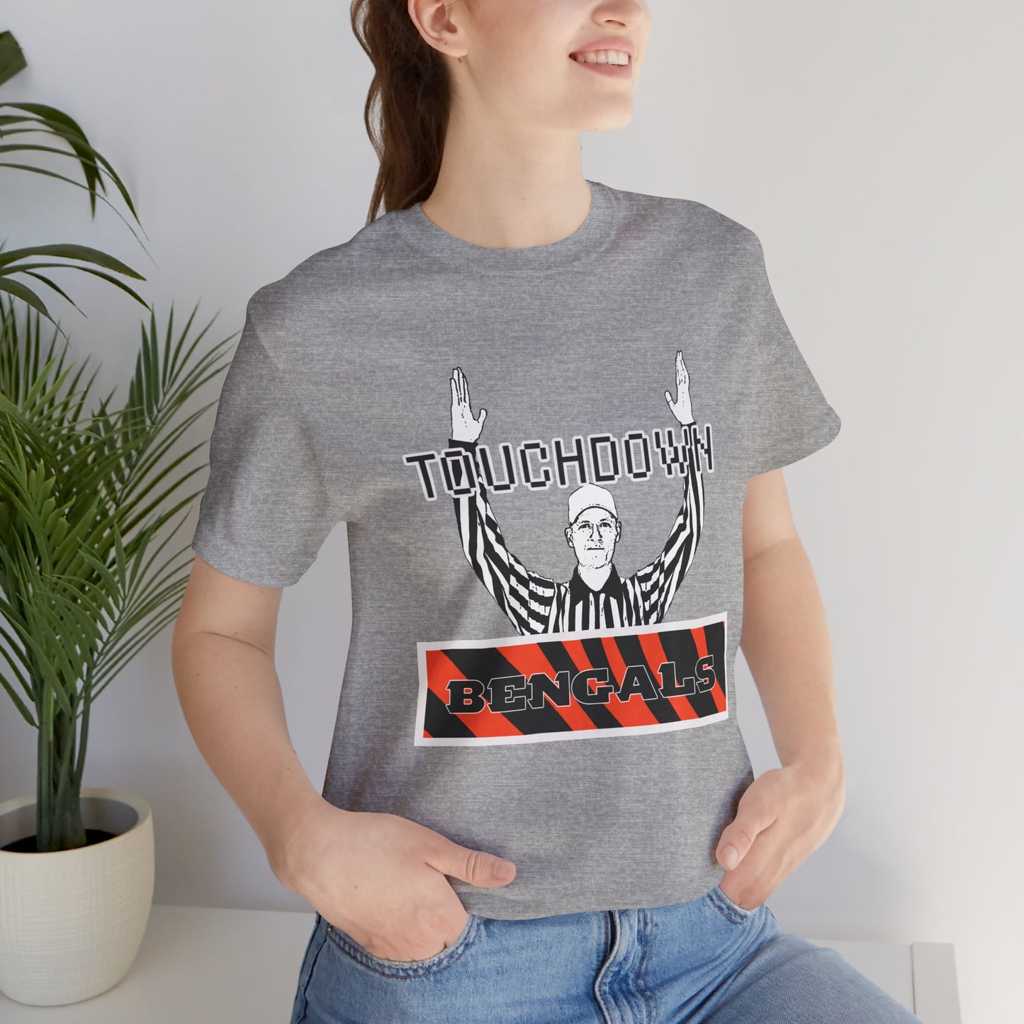 TouchDown Bengals Unisex Jersey Short Sleeve Tee