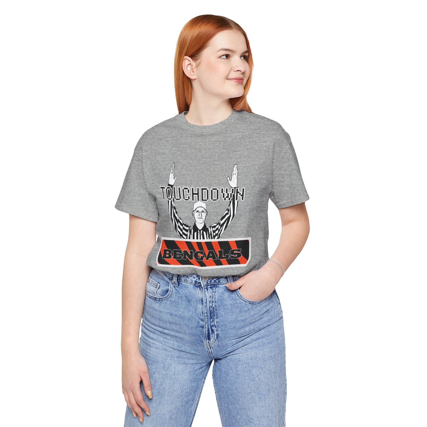 TouchDown Bengals Unisex Jersey Short Sleeve Tee