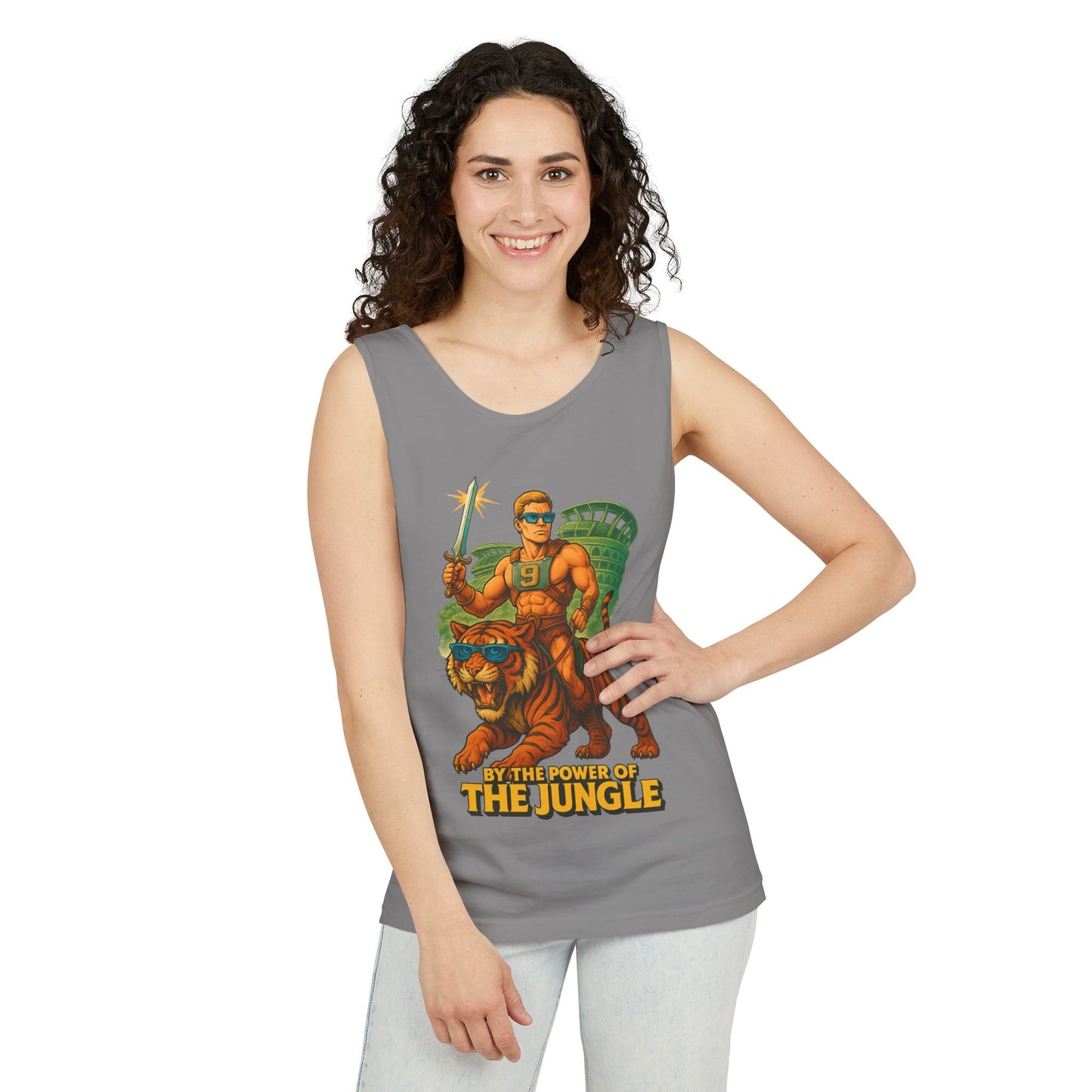 Tank Top Bengals He-Man Parody Summer Suns Out Guns Out