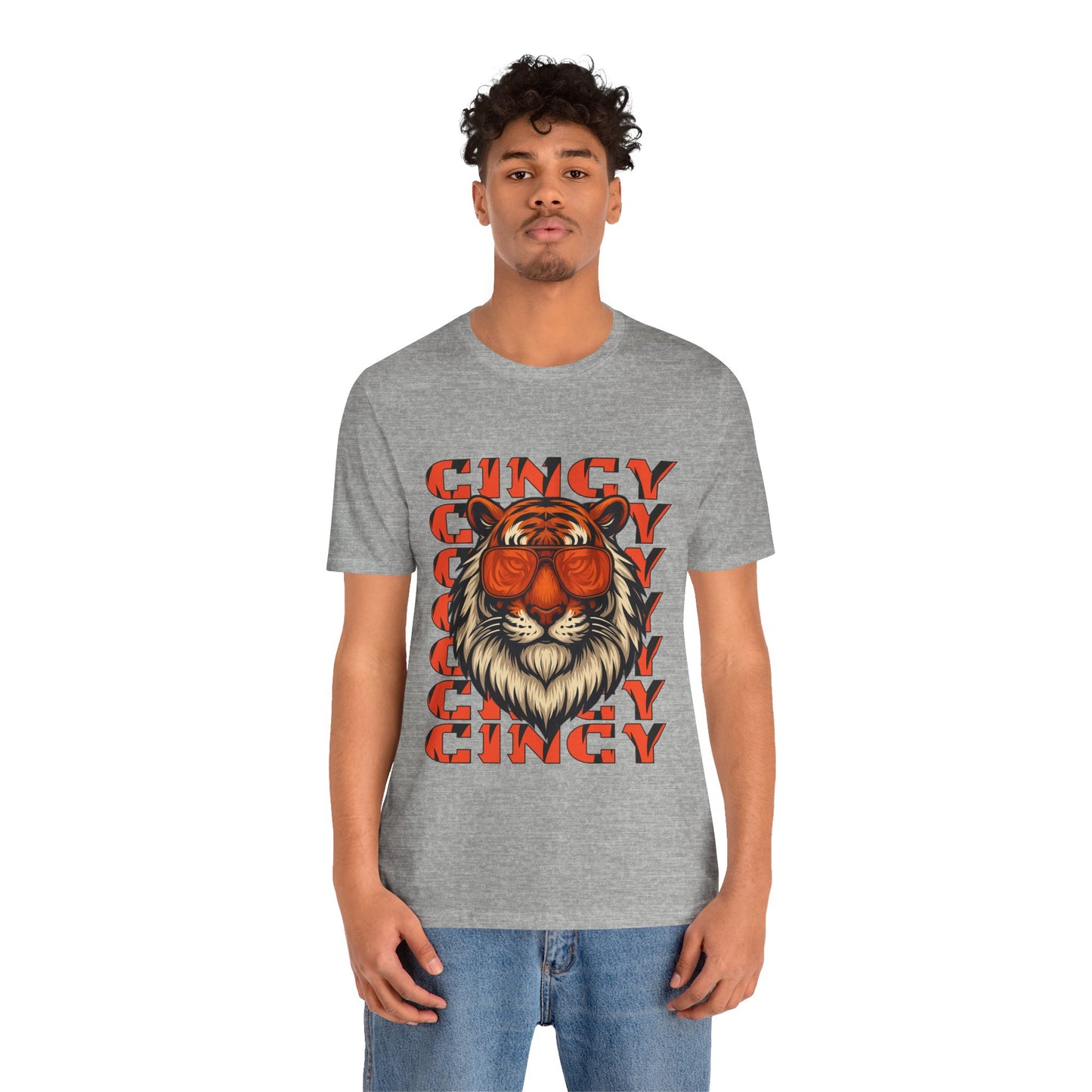 Cincy Tiger Unisex Jersey Short Sleeve Tee