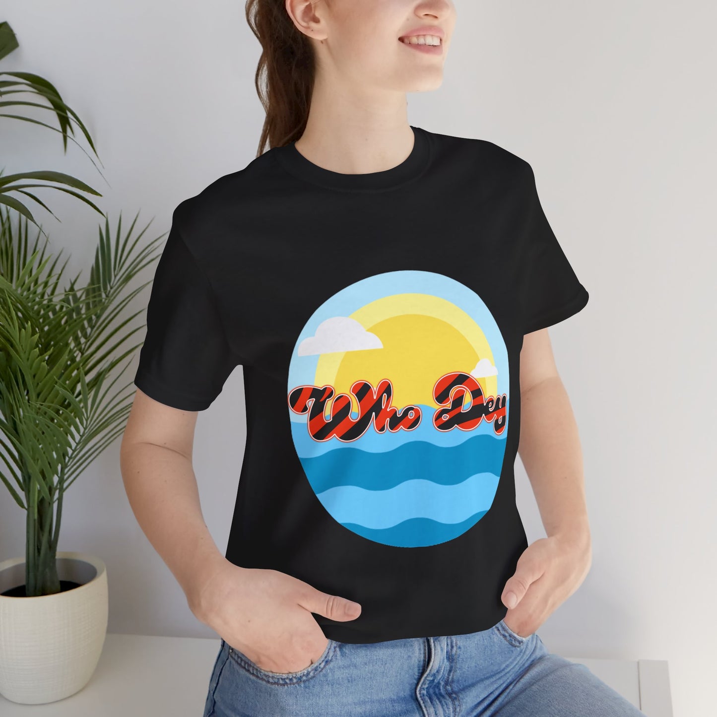 Who Dey Vibes Unisex Jersey Short Sleeve Tee
