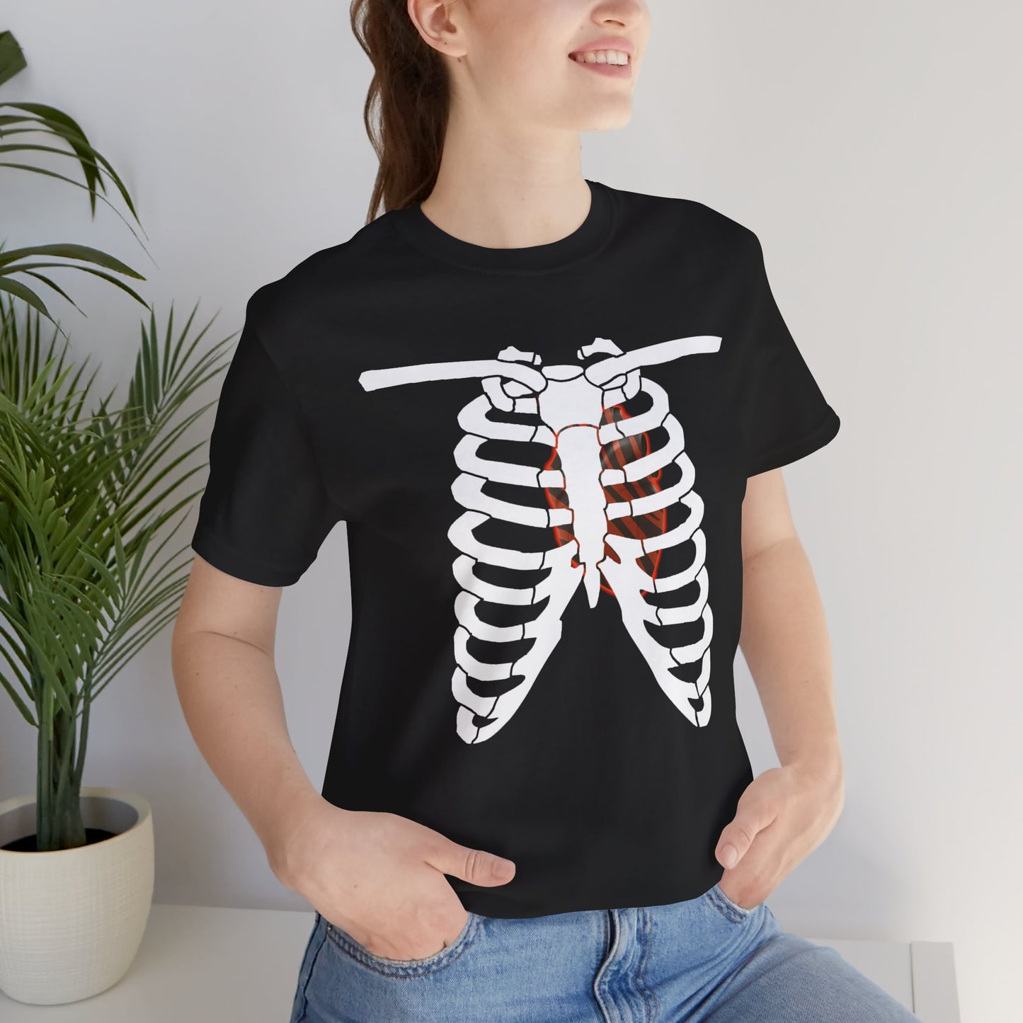 Bengals Heart Unisex Jersey Short Sleeve Tee