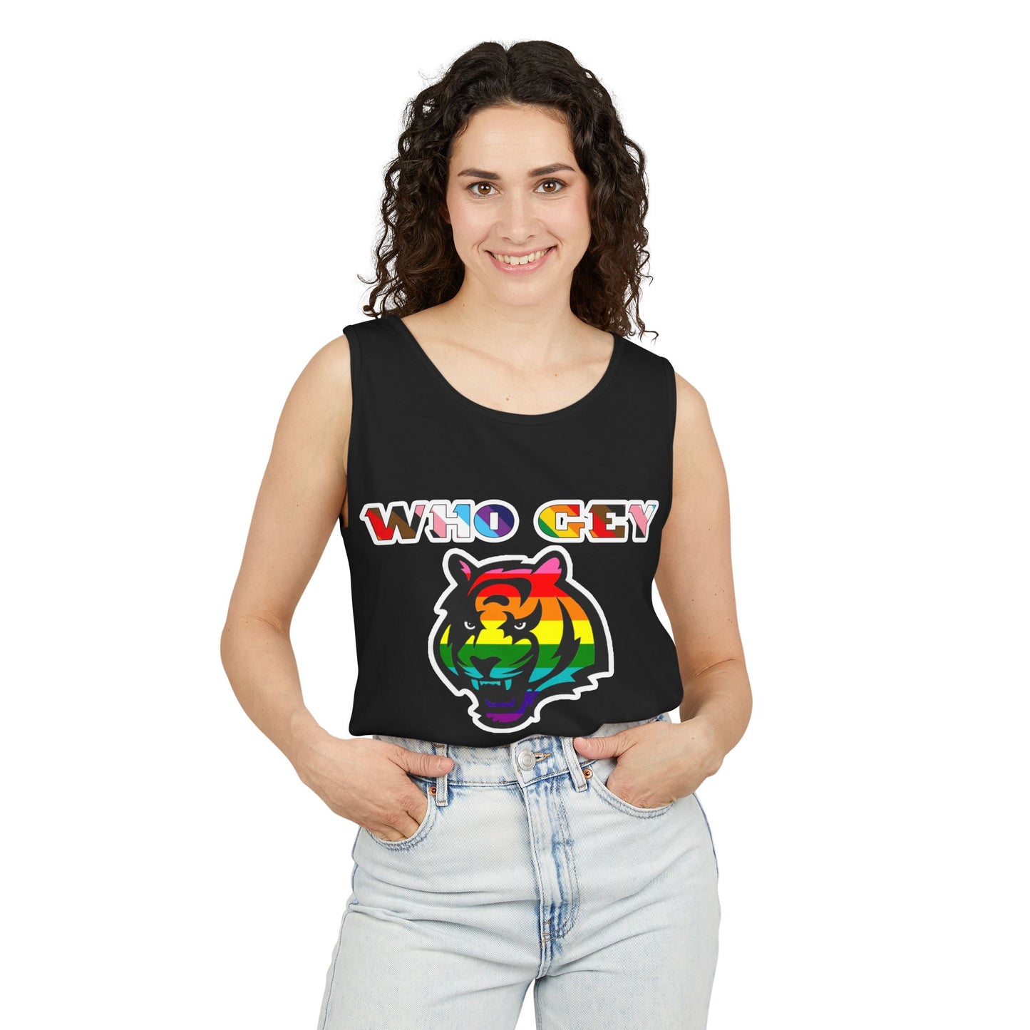 Vibrant Pride-Themed Tank Top | LGBTQ+ Apparel, Summer Wardrobe, Festival Wear, Gift for Friends, Casual Style