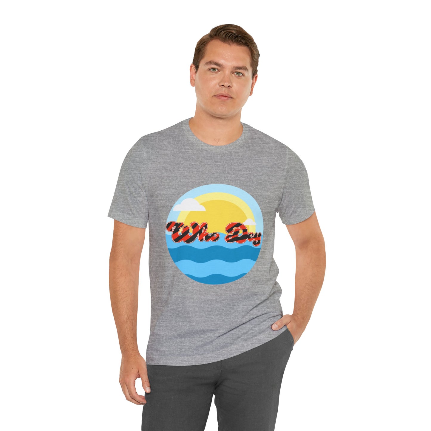 Who Dey Vibes Unisex Jersey Short Sleeve Tee