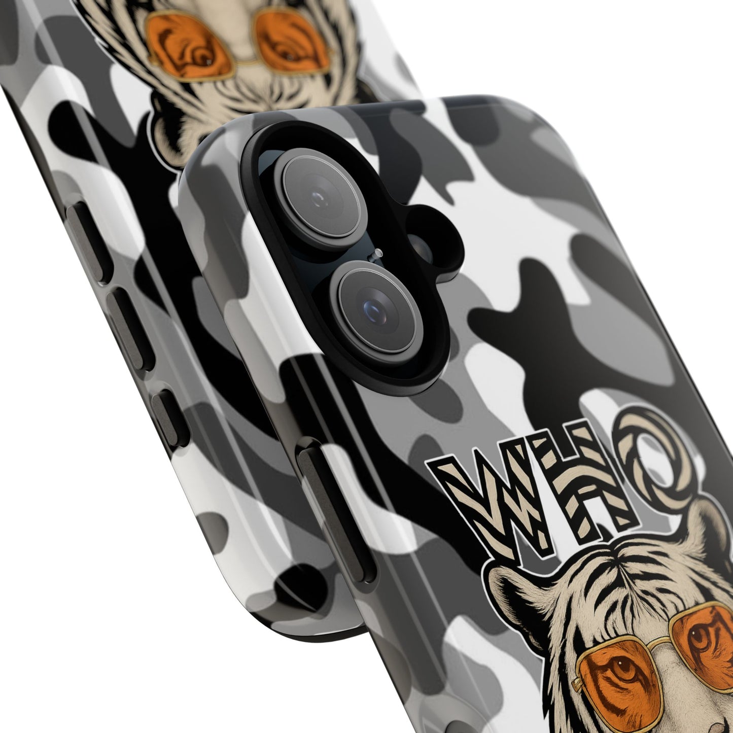 WhiteOut Tiger Phone Case for iPhone