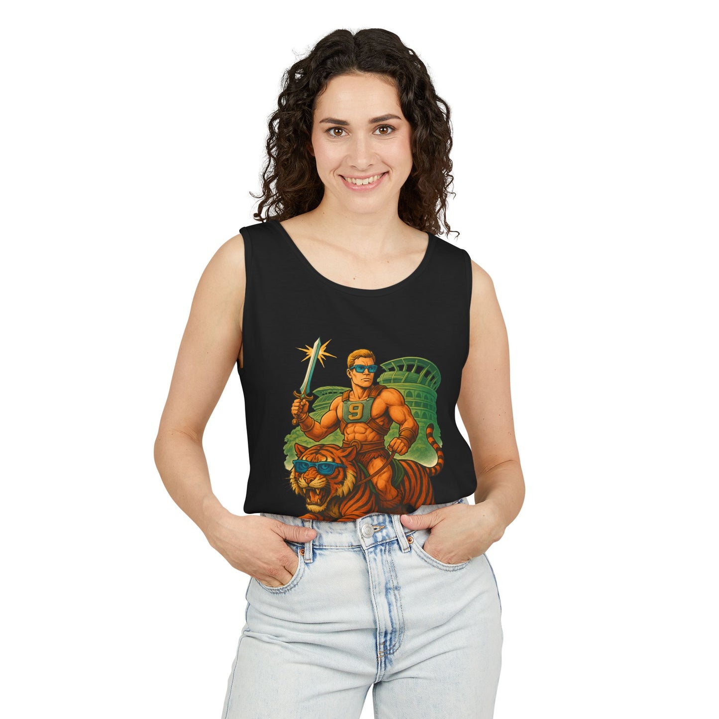 Tank Top Bengals He-Man Parody Summer Suns Out Guns Out