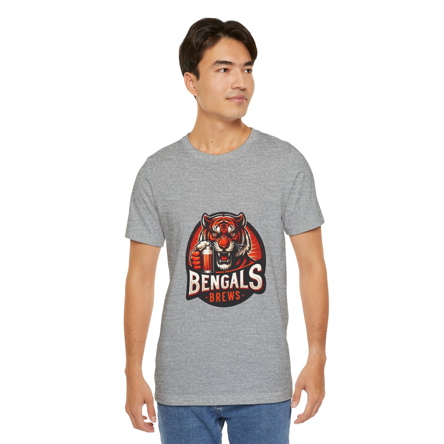 Bengals and Brews Tee Unisex Jersey Short Sleeve Tee