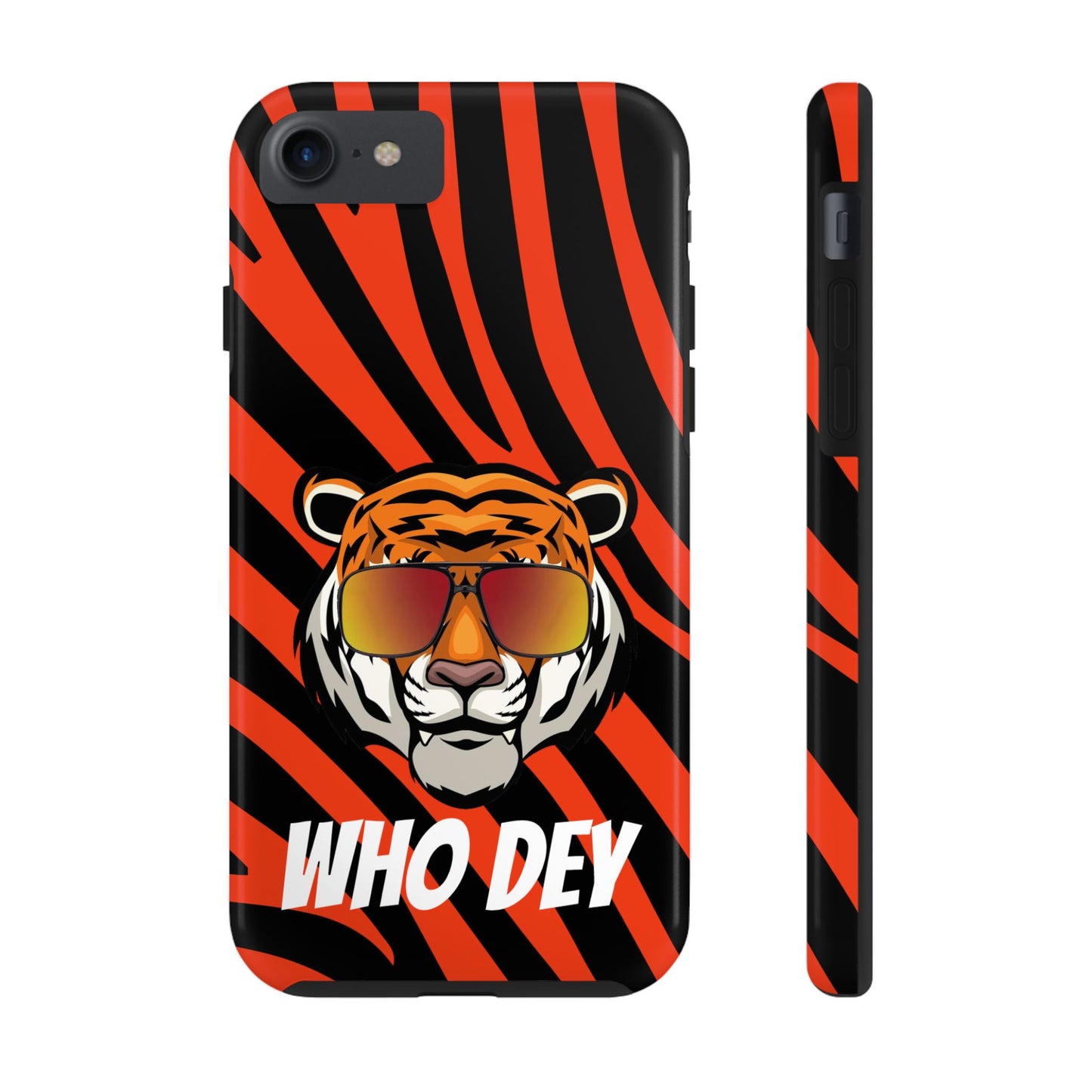 Who Dey Tiger Tough Phone Case