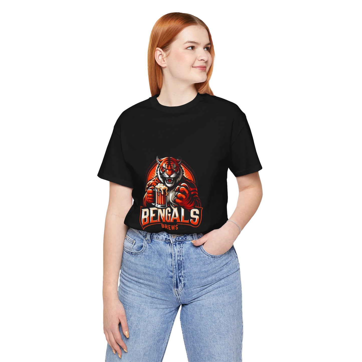 Bengals and Brews Tee Unisex Jersey Short Sleeve Tee