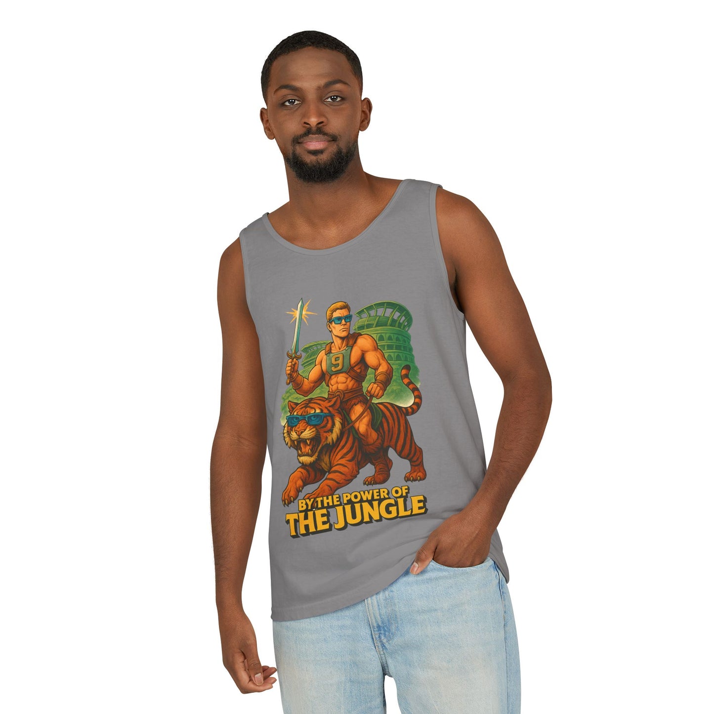 Tank Top Bengals He-Man Parody Summer Suns Out Guns Out
