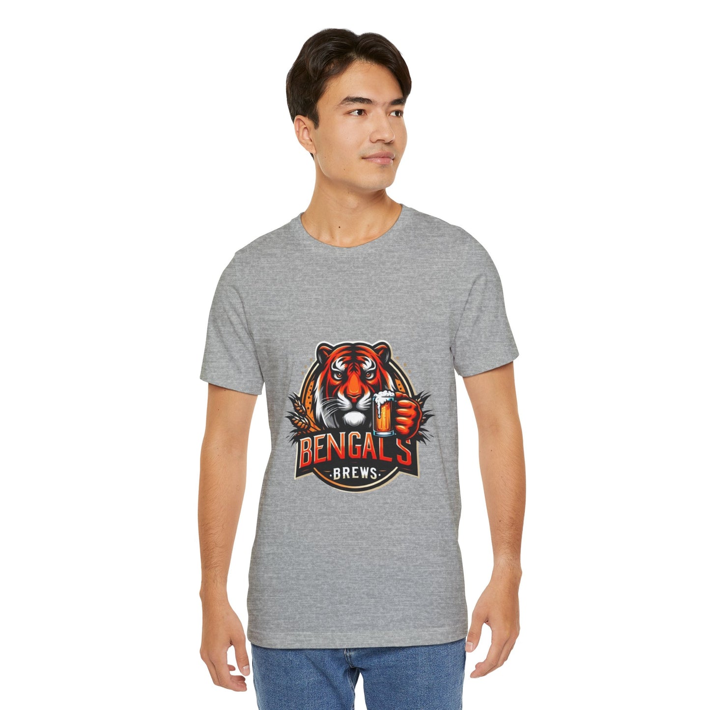 Bengals and Brews Tee Unisex Jersey Short Sleeve Tee