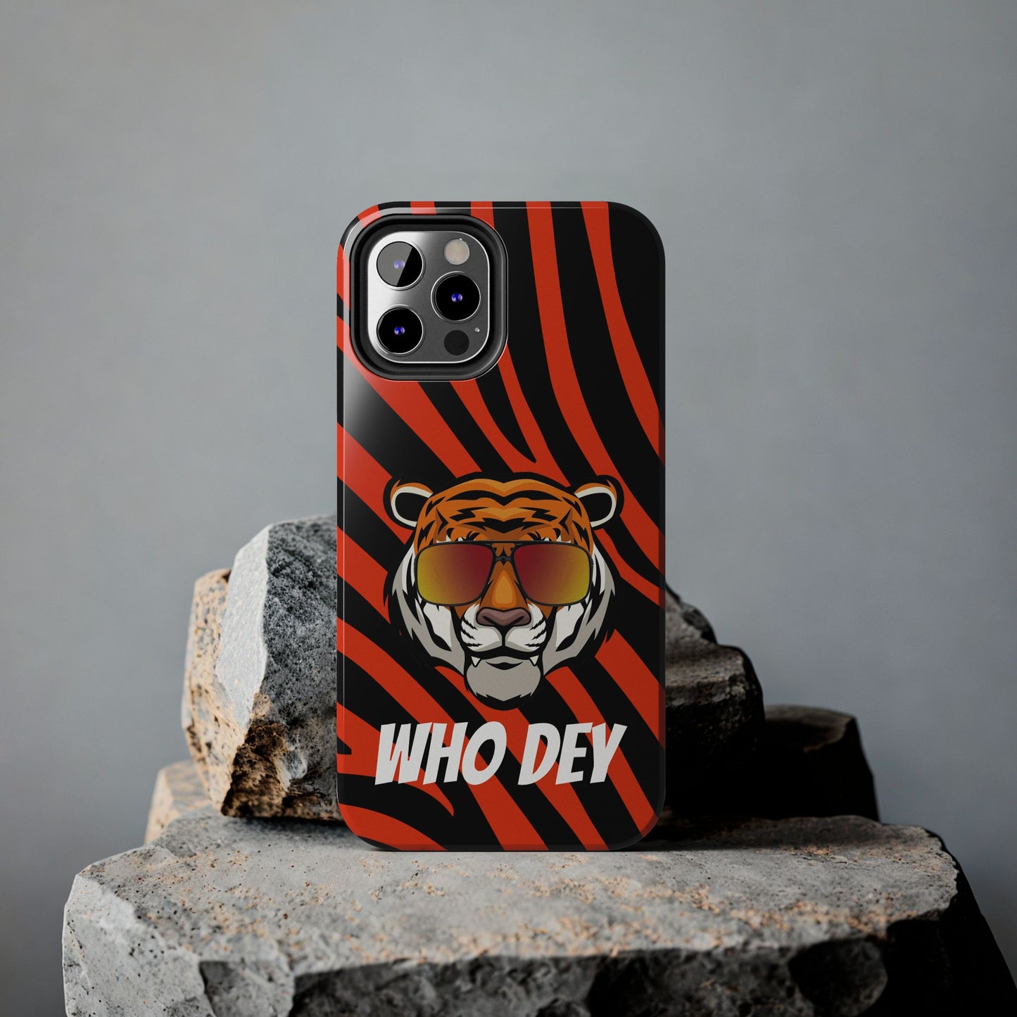Who Dey Tiger Tough Phone Case