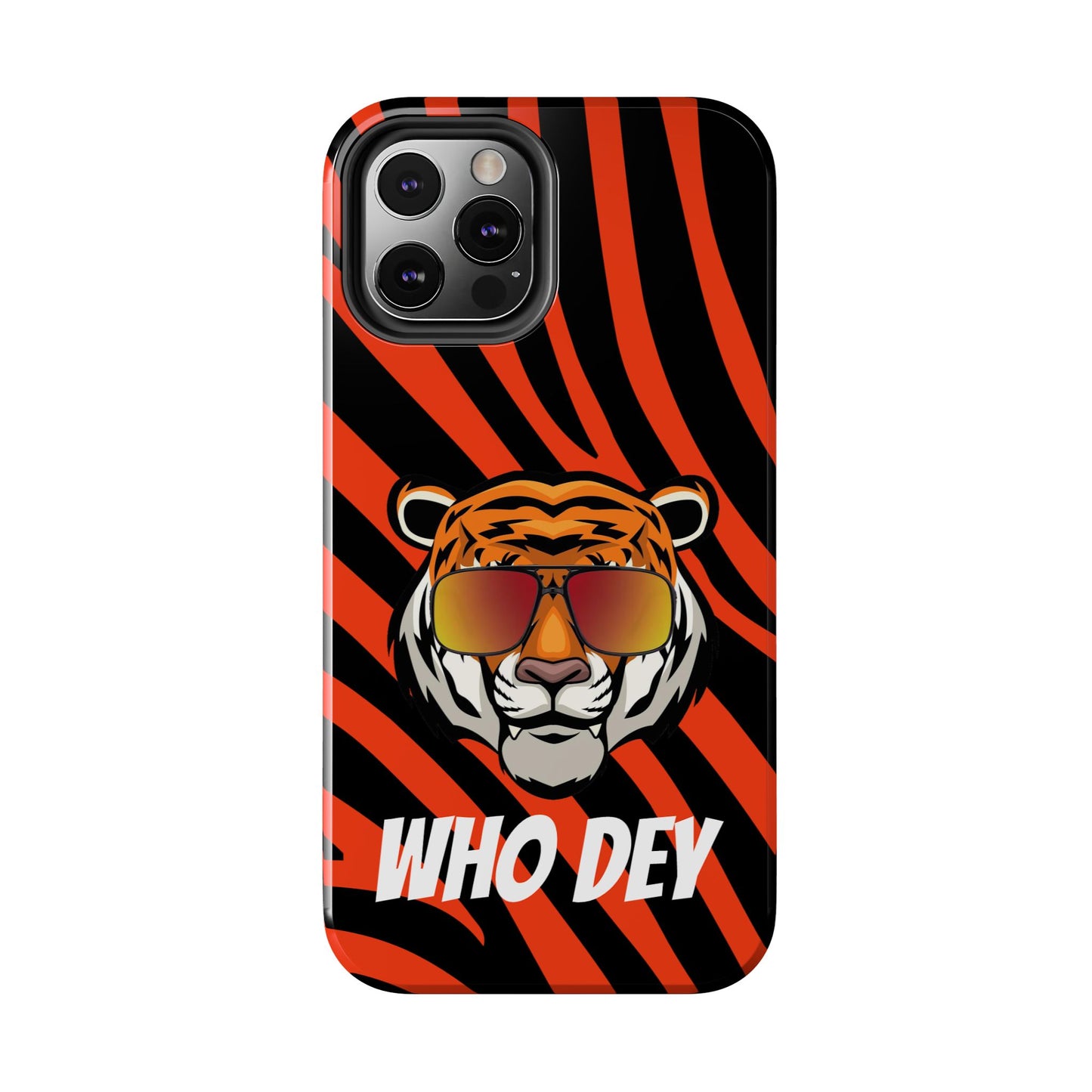 Who Dey Tiger Tough Phone Case