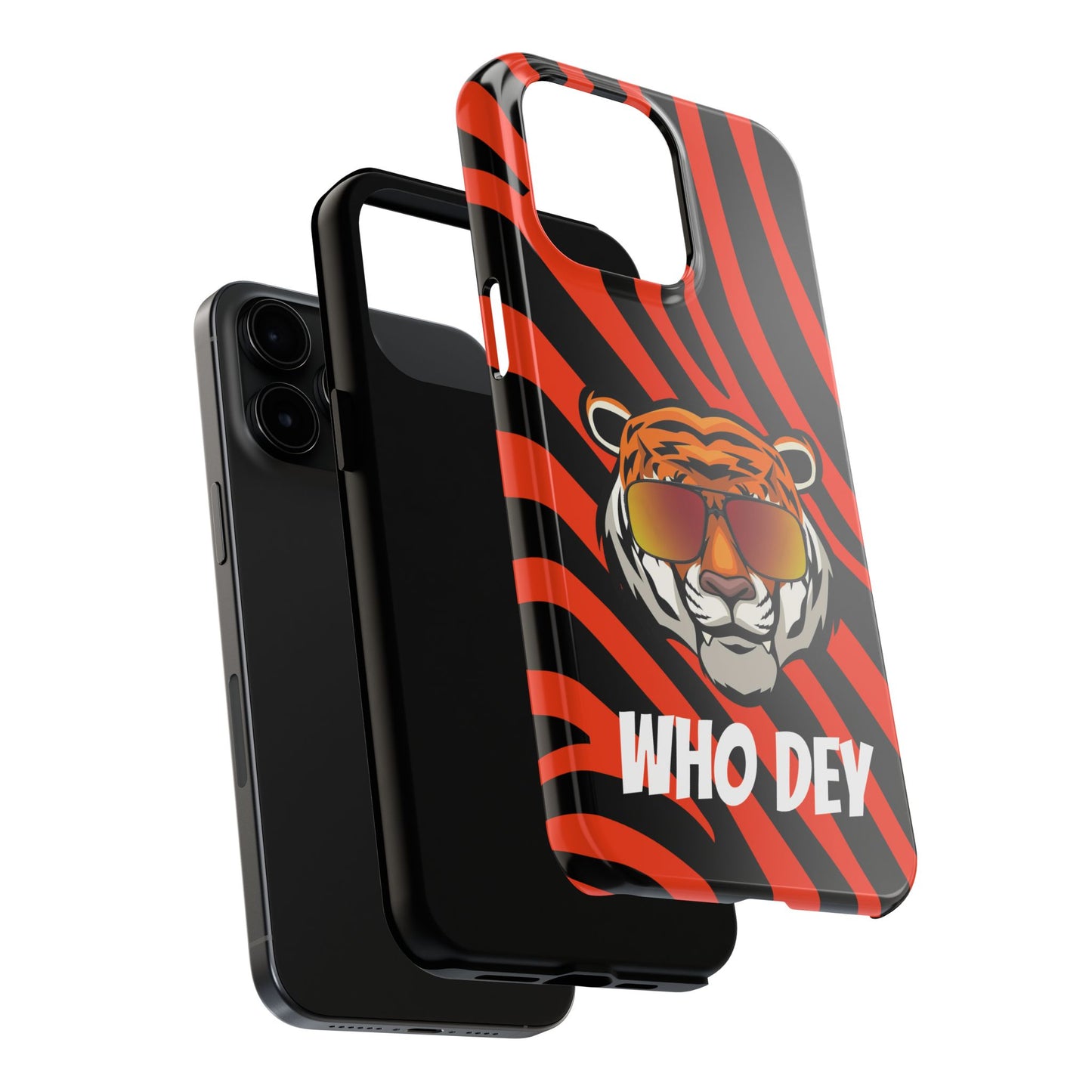 Who Dey Tiger Tough Phone Case