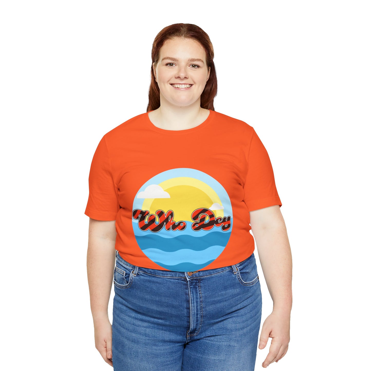 Who Dey Vibes Unisex Jersey Short Sleeve Tee