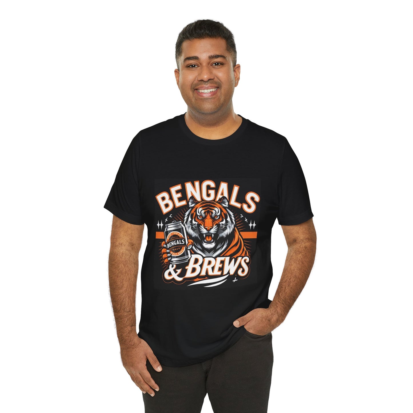 Bengals & Brews Unisex Jersey Short Sleeve Tee