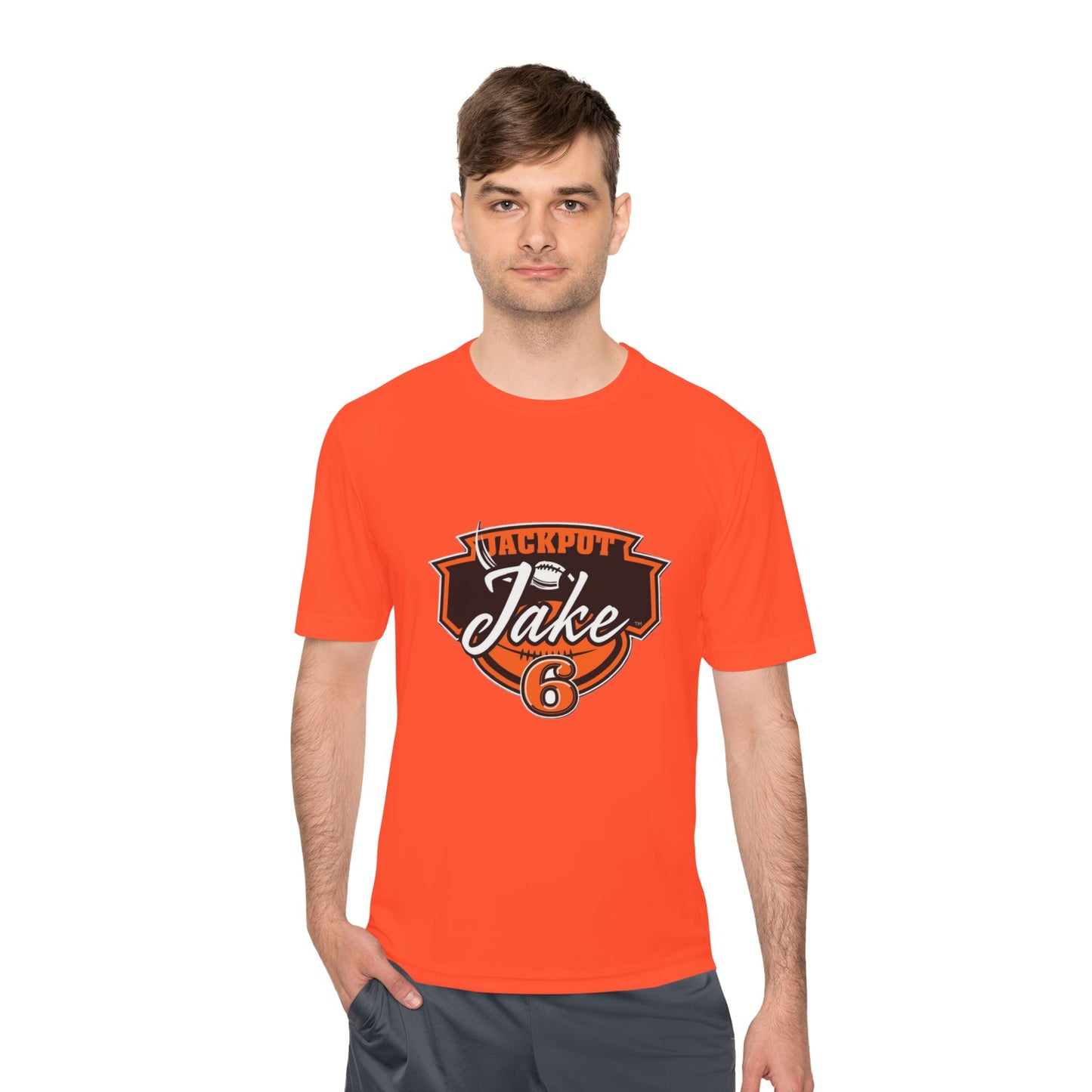 JackPot Jake Moisture Wicking Tee, Sport Shirt for Active Lifestyle, Perfect Team Events, and Fitness
