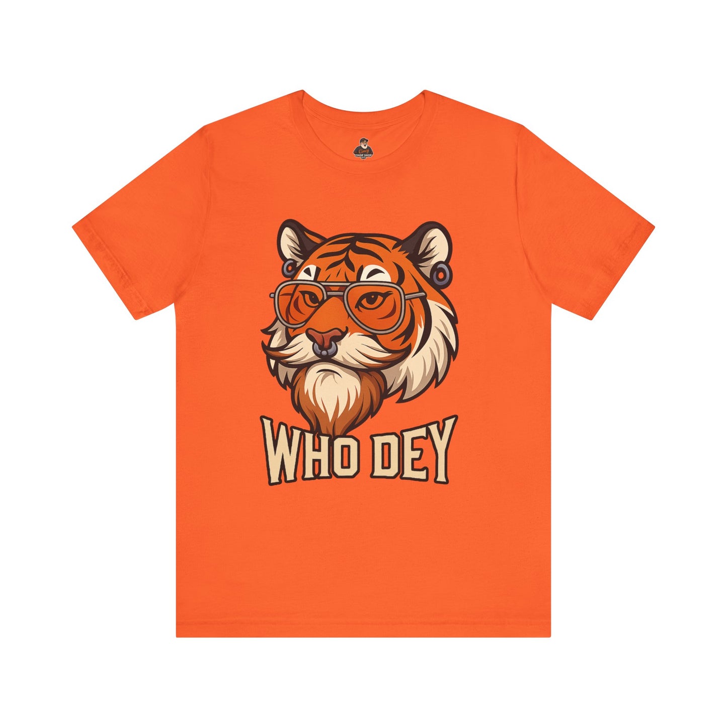 WhoDey Tiger Graphic Tee - Unisex Jersey Tee
