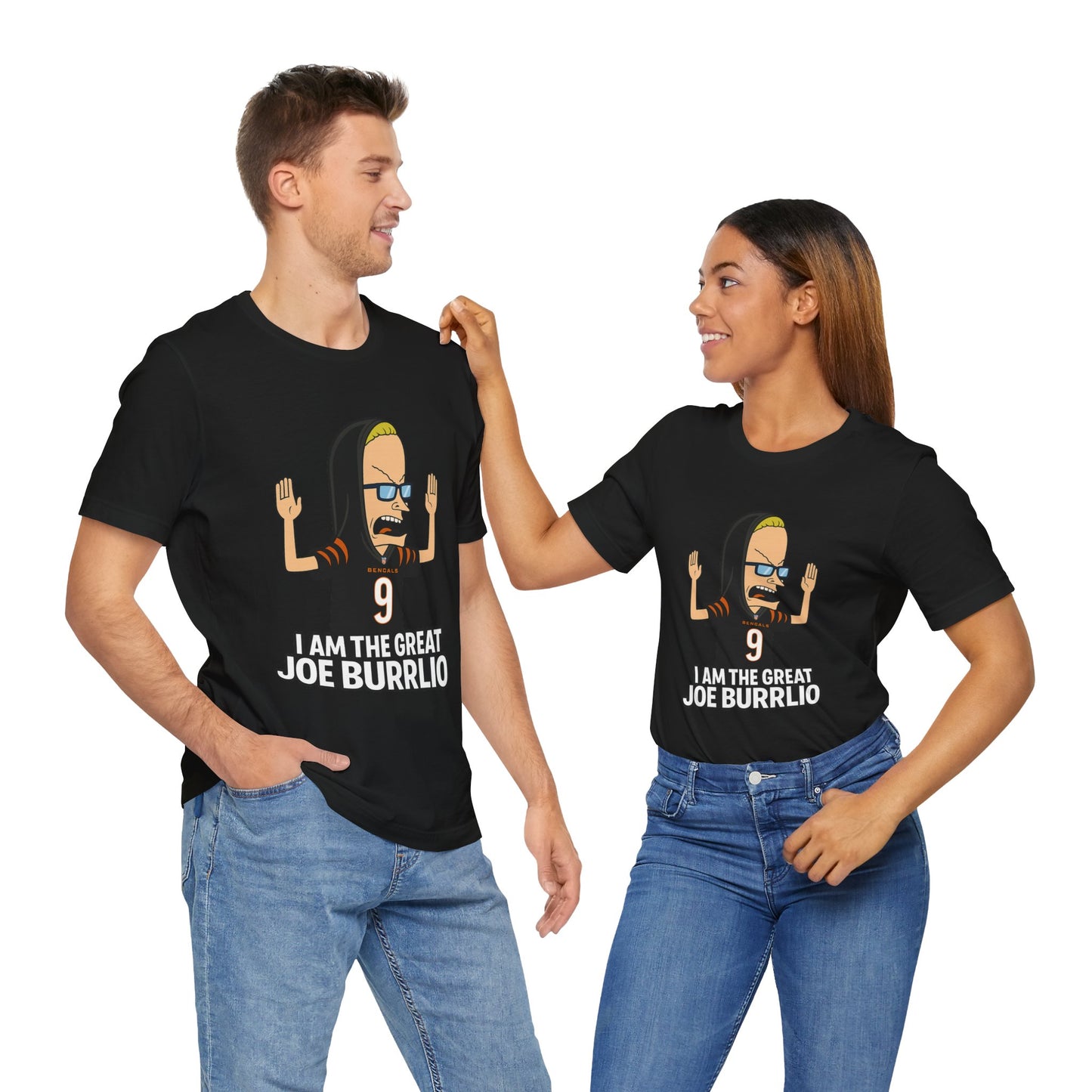 I Am The Great Joe Burrrlio Unisex Jersey Tee, Funny Graphic Tee, Sports Fan Apparel, Gift for Him, Casual Wear, Screen Print Shirt