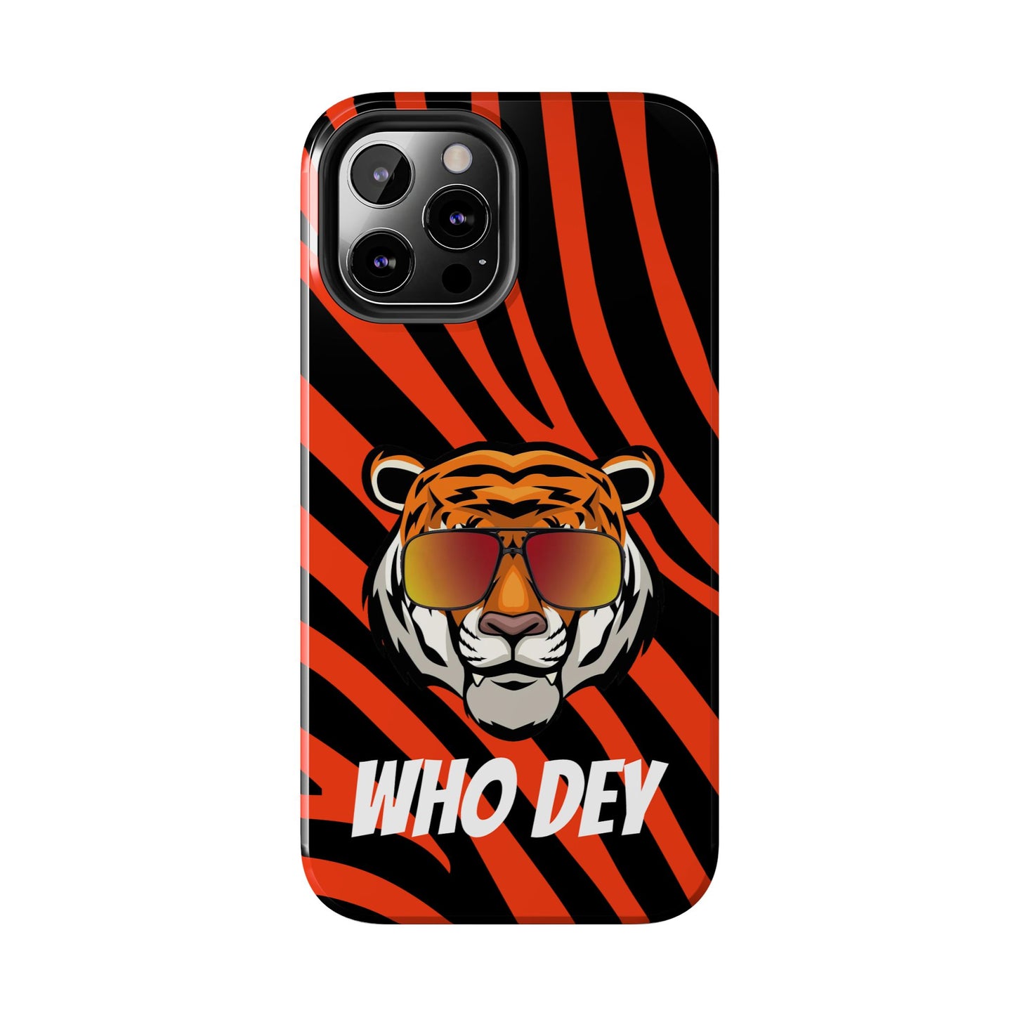 Who Dey Tiger Tough Phone Case