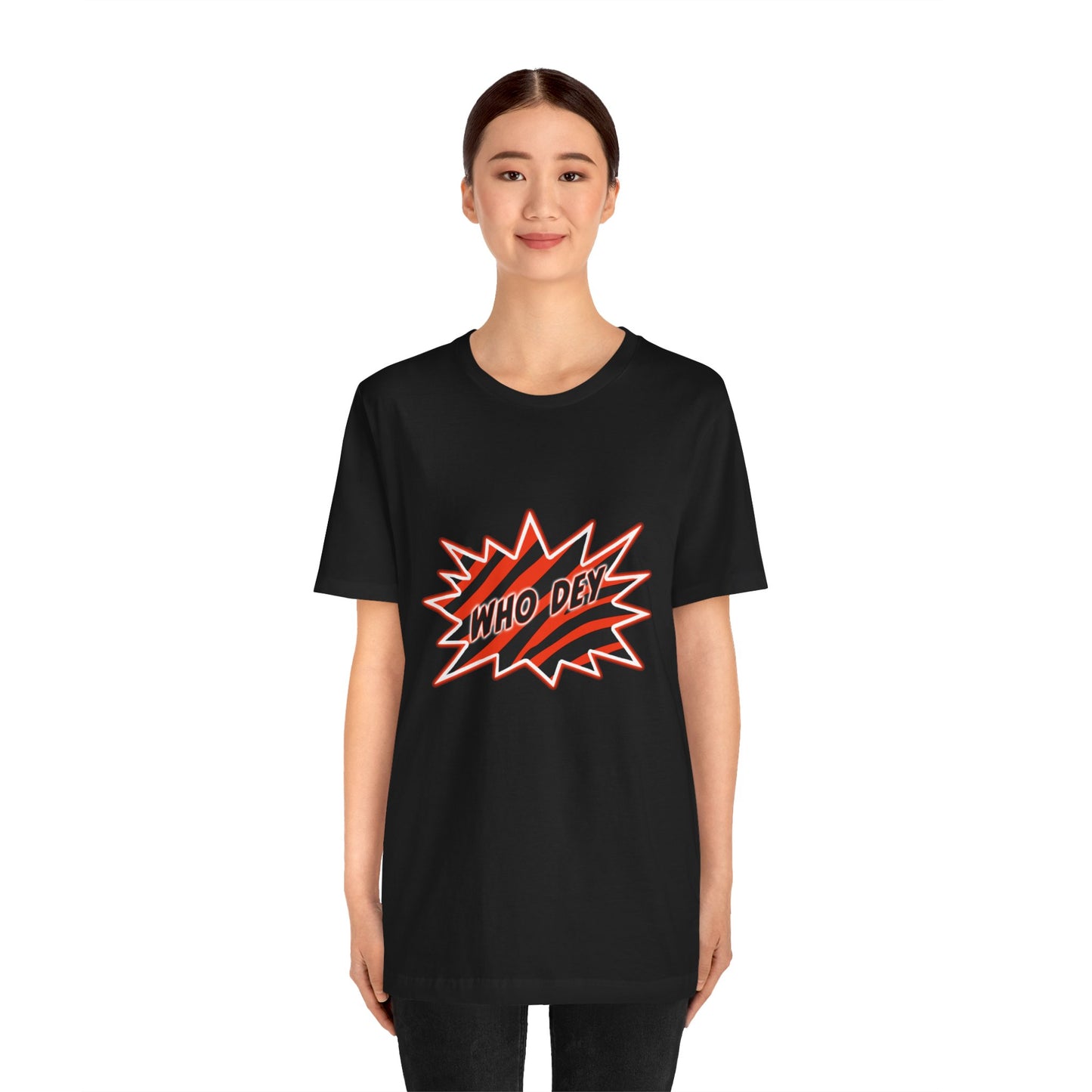 Who Dey! Unisex Jersey Short Sleeve Tee