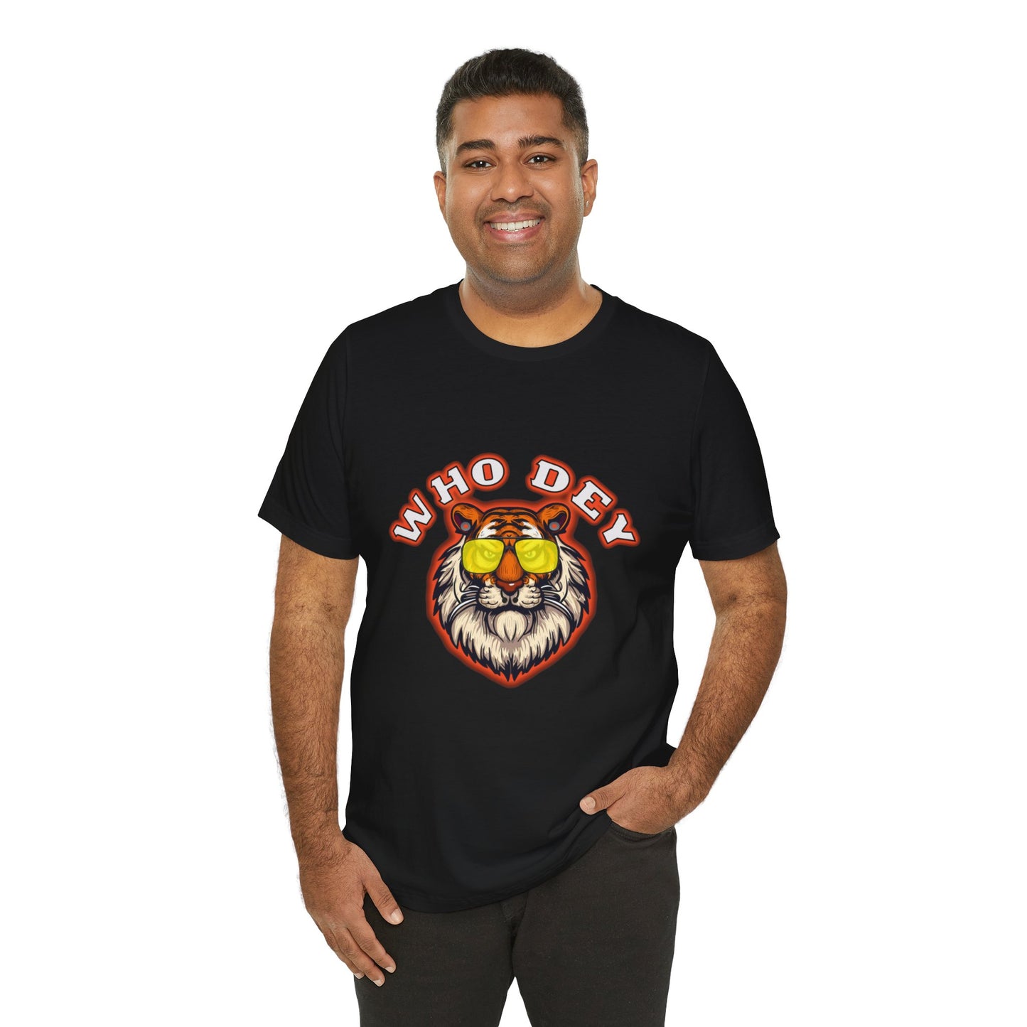 Who Dey CS513 Unisex Jersey Short Sleeve Tee