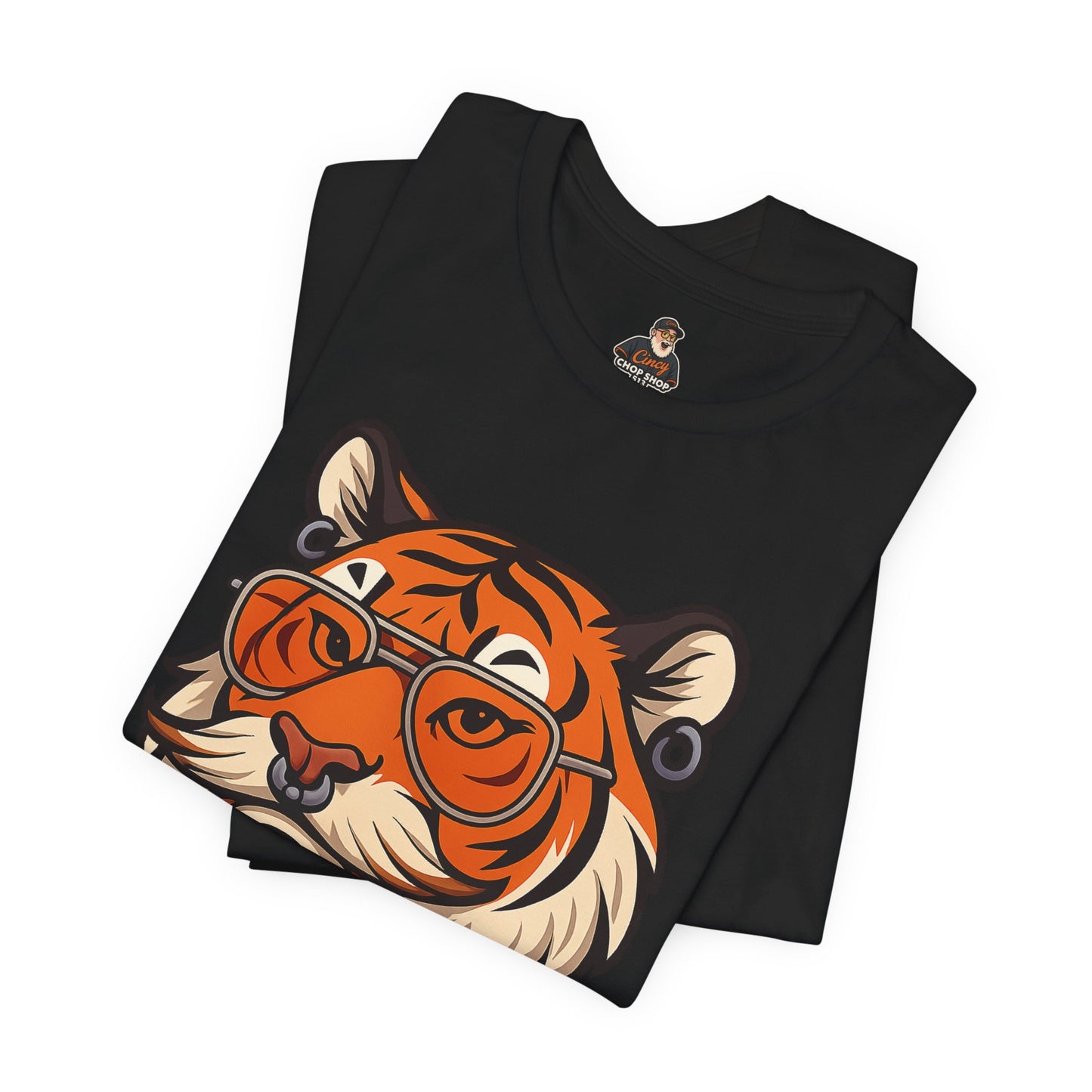 WhoDey Tiger Graphic Tee - Unisex Jersey Tee