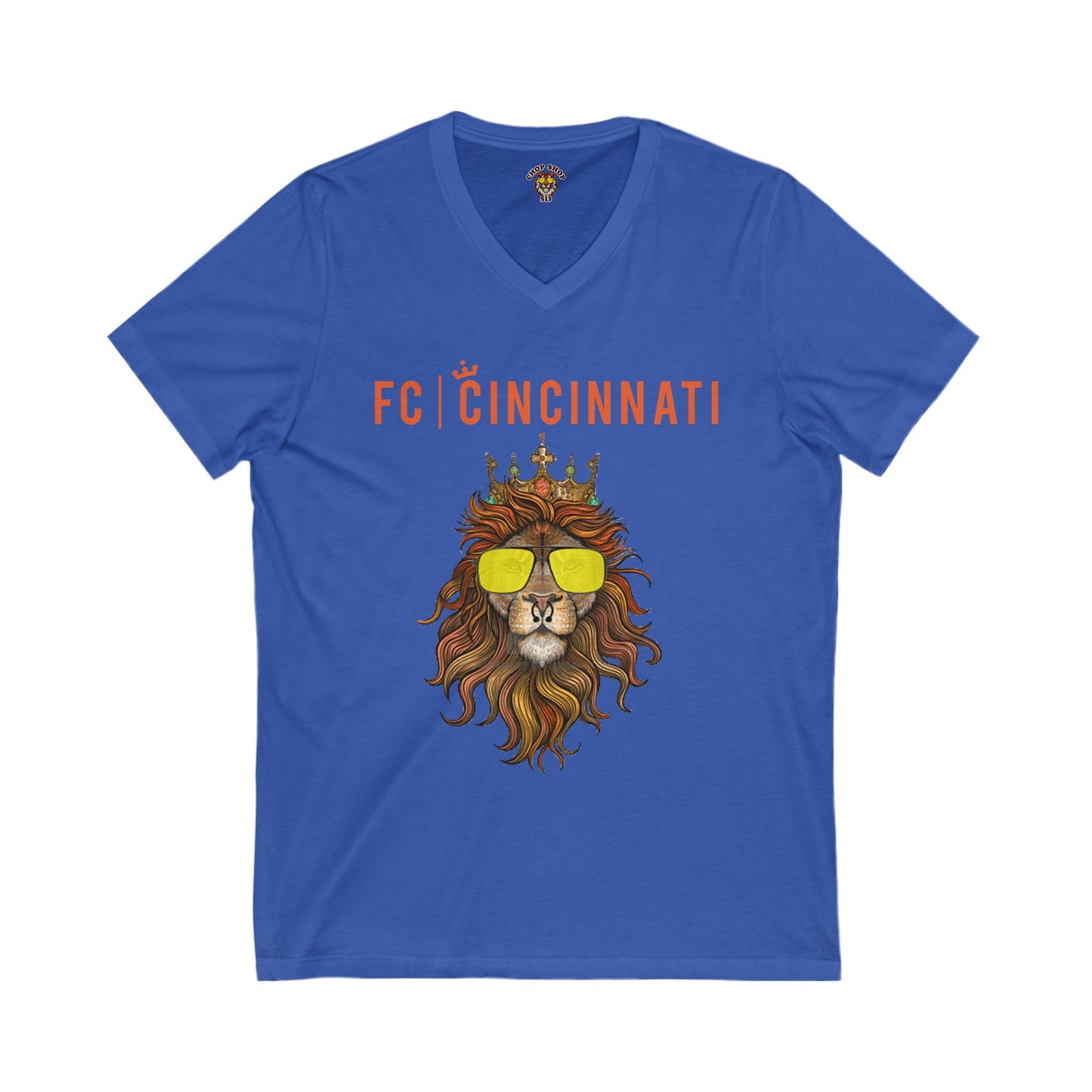 FC Cincinnati Lion V-Neck Tee