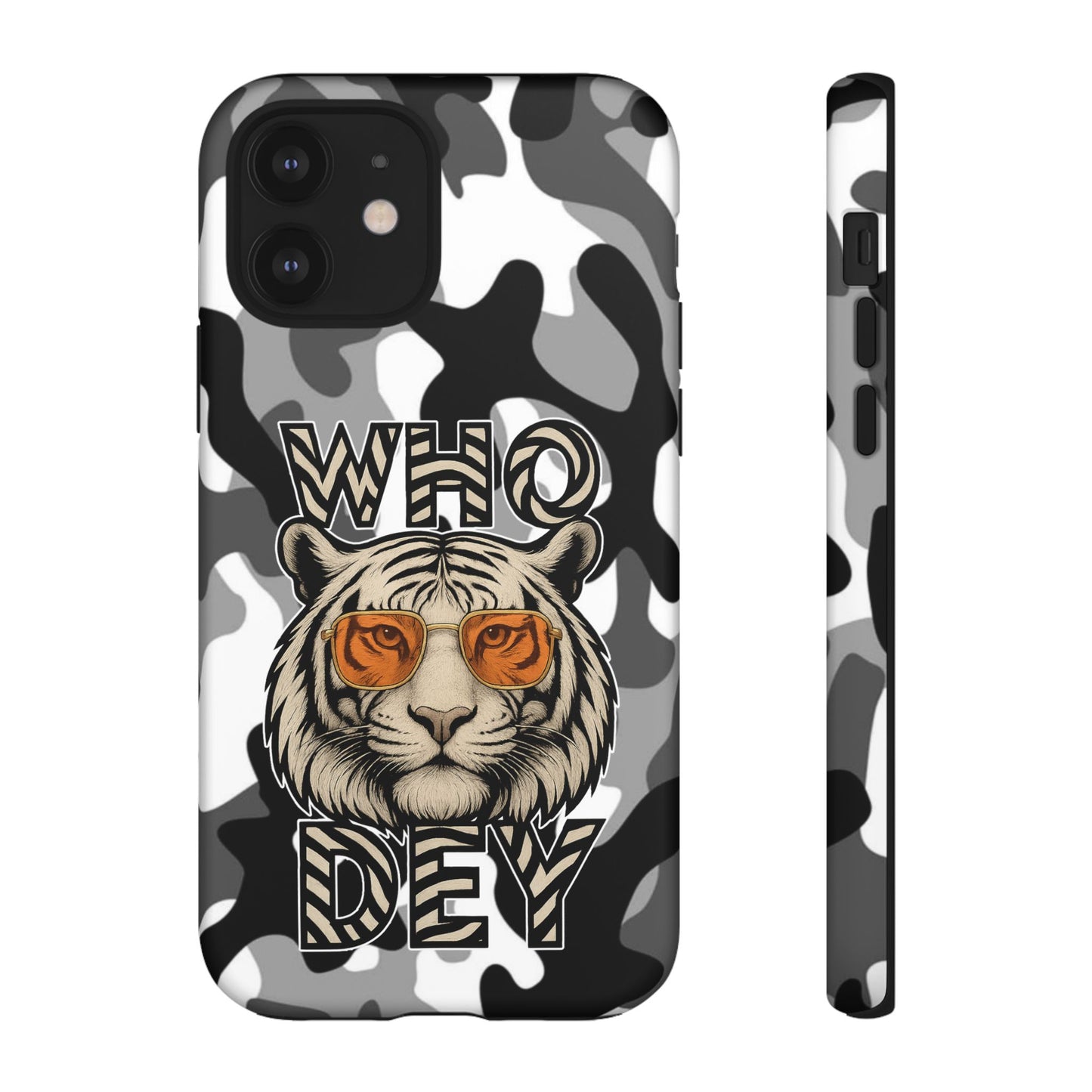 WhiteOut Tiger Phone Case for iPhone