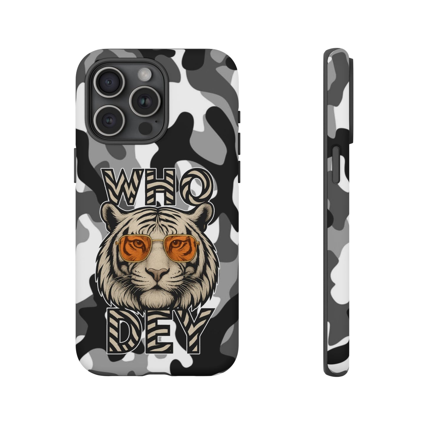 WhiteOut Tiger Phone Case for iPhone