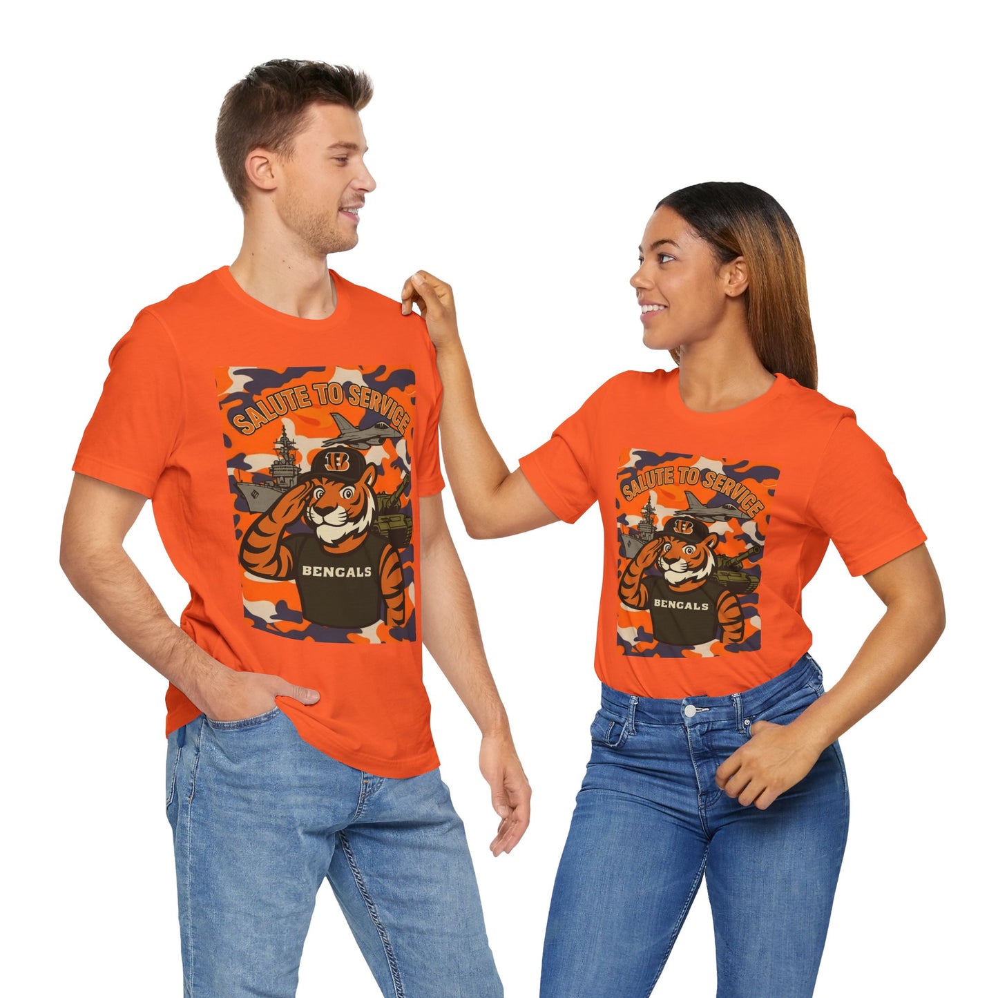 Salute to Service Tigers Unisex Jersey Tee - Camo Design