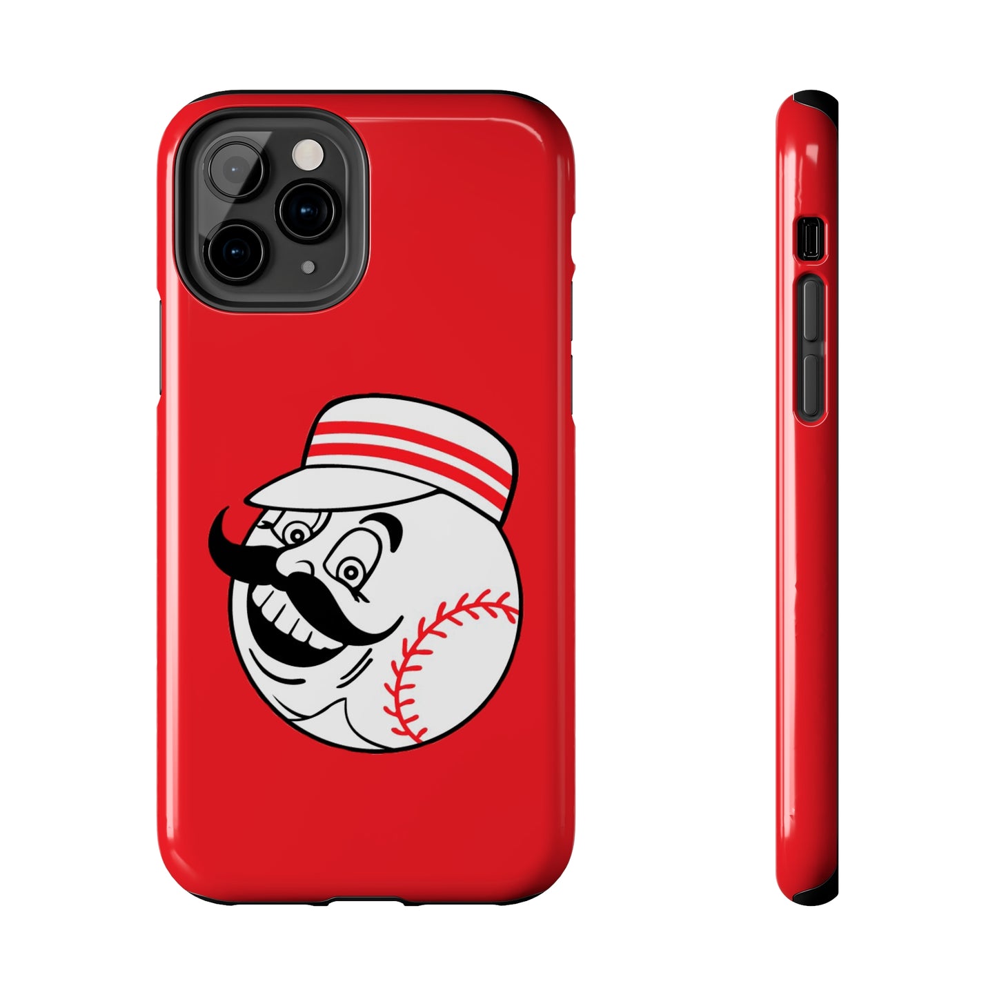 BaseBall Head Tough Phone Cases