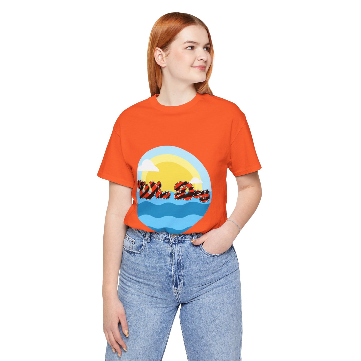 Who Dey Vibes Unisex Jersey Short Sleeve Tee
