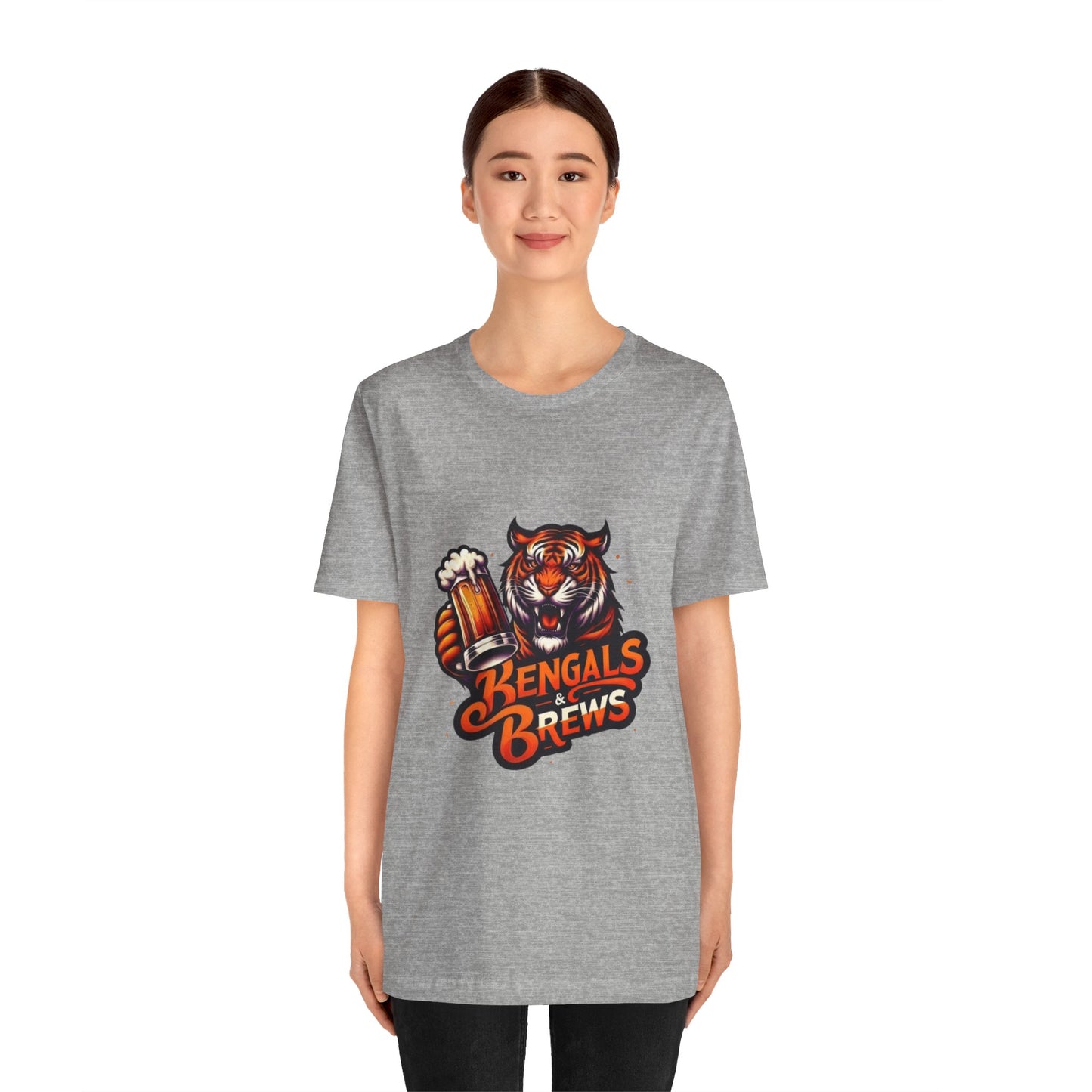 Bengals and Brews Tee Unisex Jersey Short Sleeve Tee