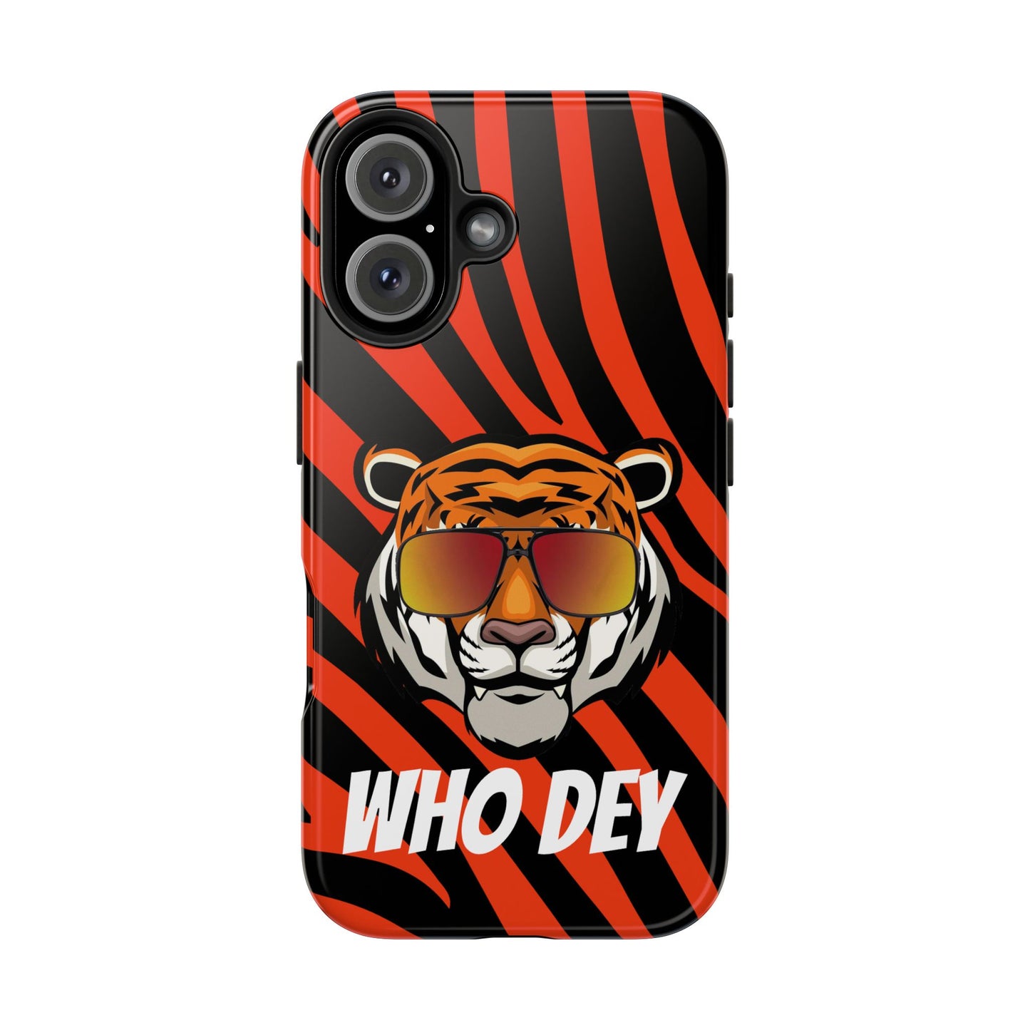 Who Dey Tiger Tough Phone Case