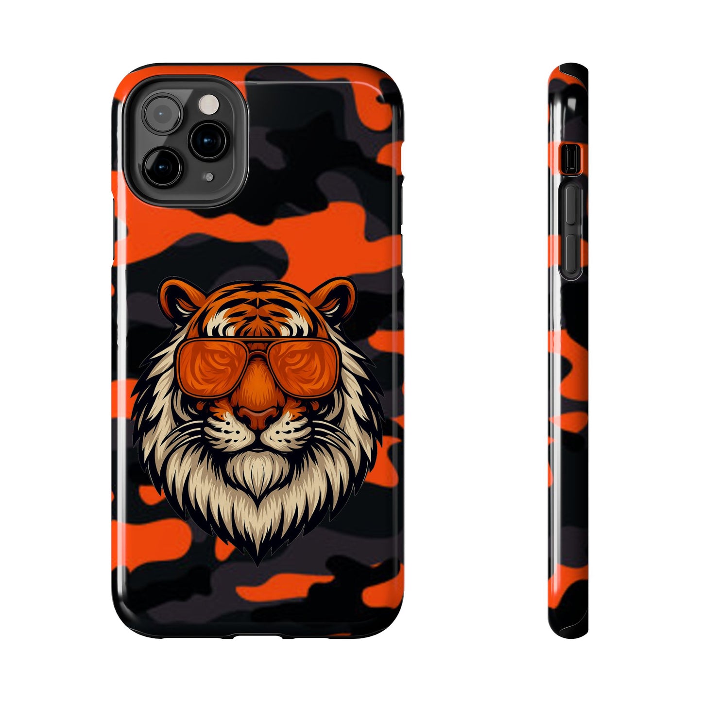 Seeing life through the orange tints Tiger Tough Phone Cases